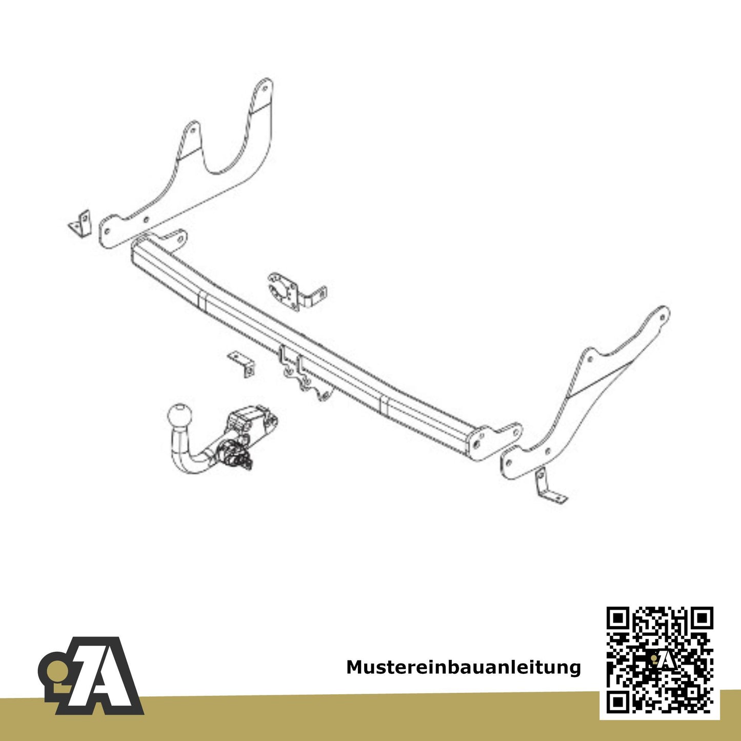 Dacia Dokker Kombi / Kasten 11.2012-03.2017 KE BRiNK Anhängerkupplung mit JAEGER Elektrosatz