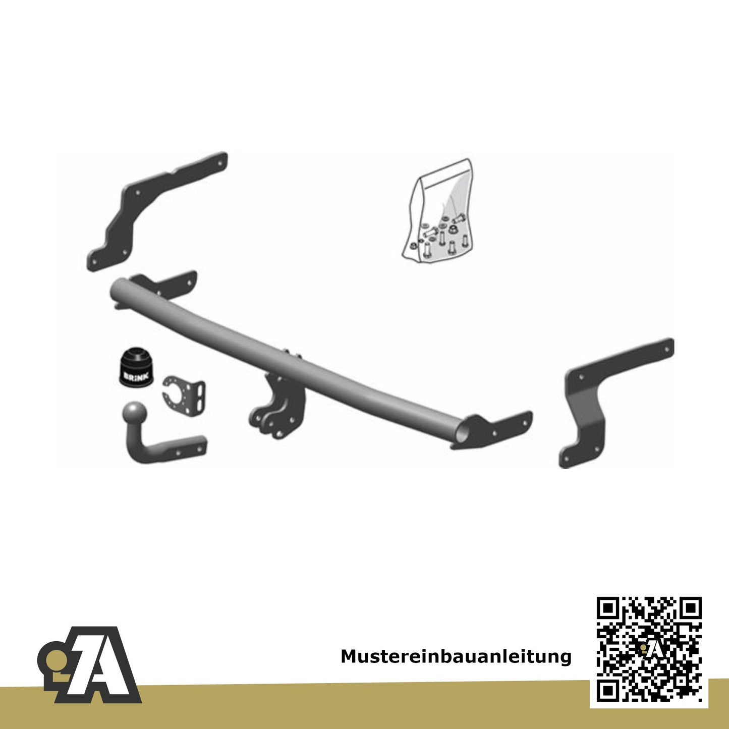Dacia Sandero Stepway Crossover-SUV 12.2016-09.2020 5S BRiNK Anhängerkupplung mit JAEGER Elektrosatz