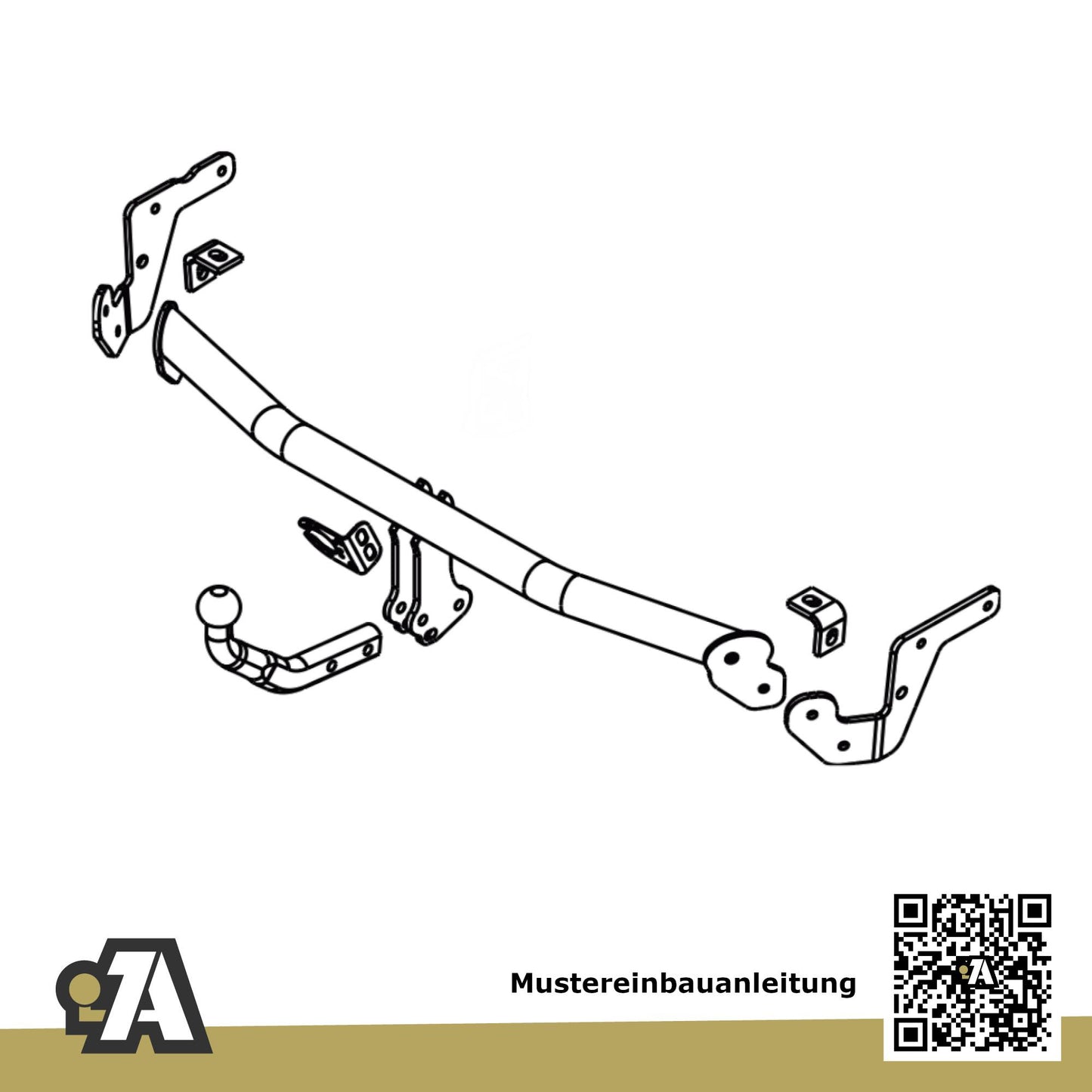 Peugeot 208 3/5-Türer (Fließheck) 04.2012-06.2019 CA / CC BRiNK Anhängerkupplung mit JAEGER Elektrosatz