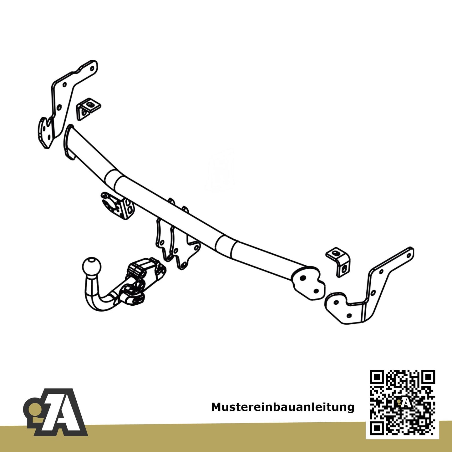 Peugeot 208 3/5-Türer (Fließheck) 04.2012-06.2019 CA / CC BRiNK Anhängerkupplung mit JAEGER Elektrosatz