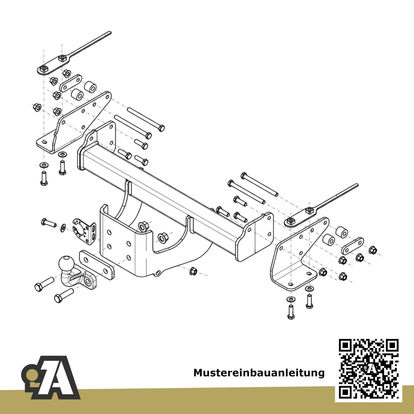Maxus eDeliver 9 Pritsche ab 06.2021 - BRiNK Anhängerkupplung mit JAEGER Elektrosatz