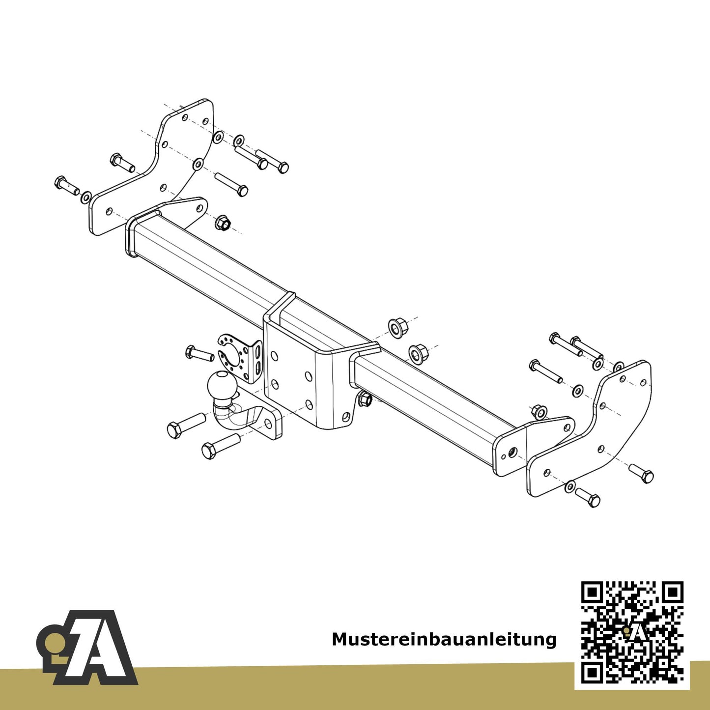 Maxus eDeliver 3 Pritsche ab 07.2023 - BRiNK Anhängerkupplung mit JAEGER Elektrosatz