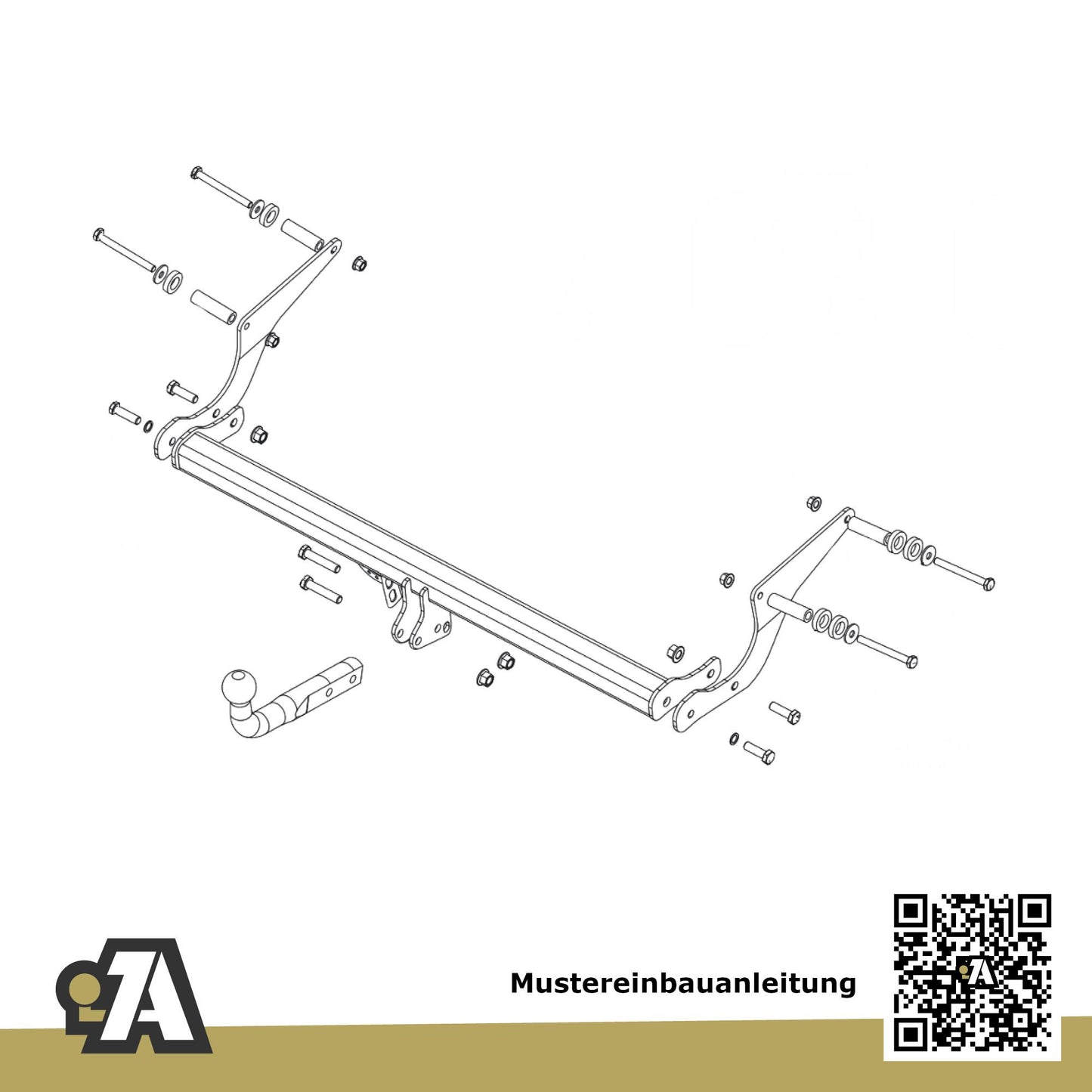 Renault Captur 5-Türer (Mini-SUV) 06.2013-11.2019 J5_ BRiNK Anhängerkupplung mit JAEGER Elektrosatz