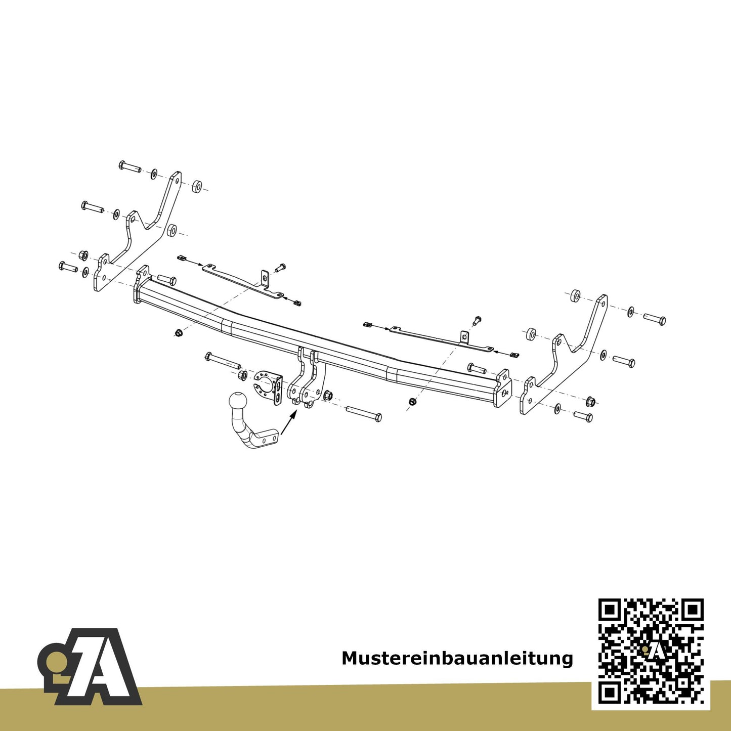 Dacia Sandero 5-Türer (Fließheck) ab 01.2021 - BRiNK Anhängerkupplung mit JAEGER Elektrosatz