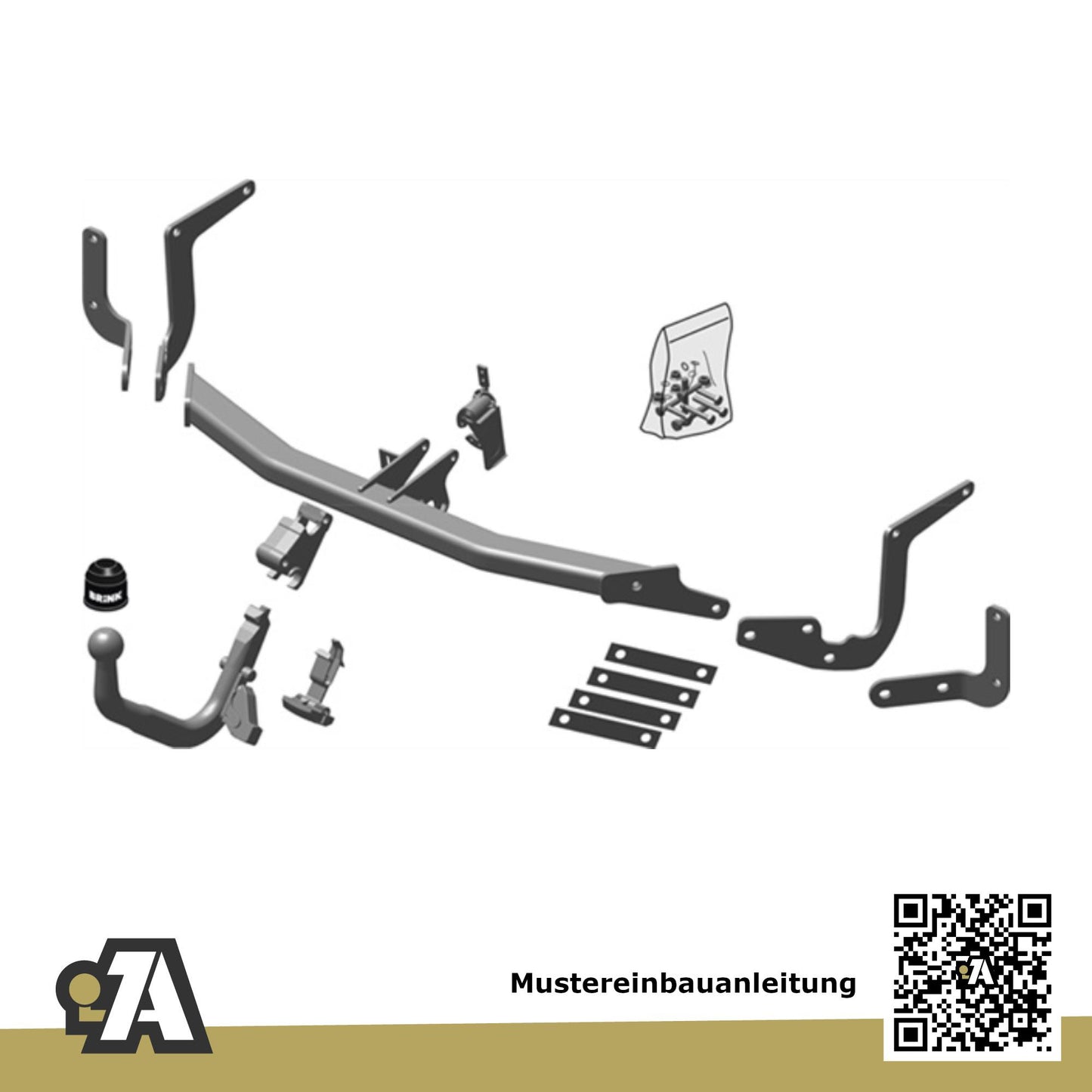 Citroen C4 Picasso & Grand 5-Türer (Kompaktvan) 06.2013-03.2018 DA / DE BRiNK Anhängerkupplung mit JAEGER Elektrosatz