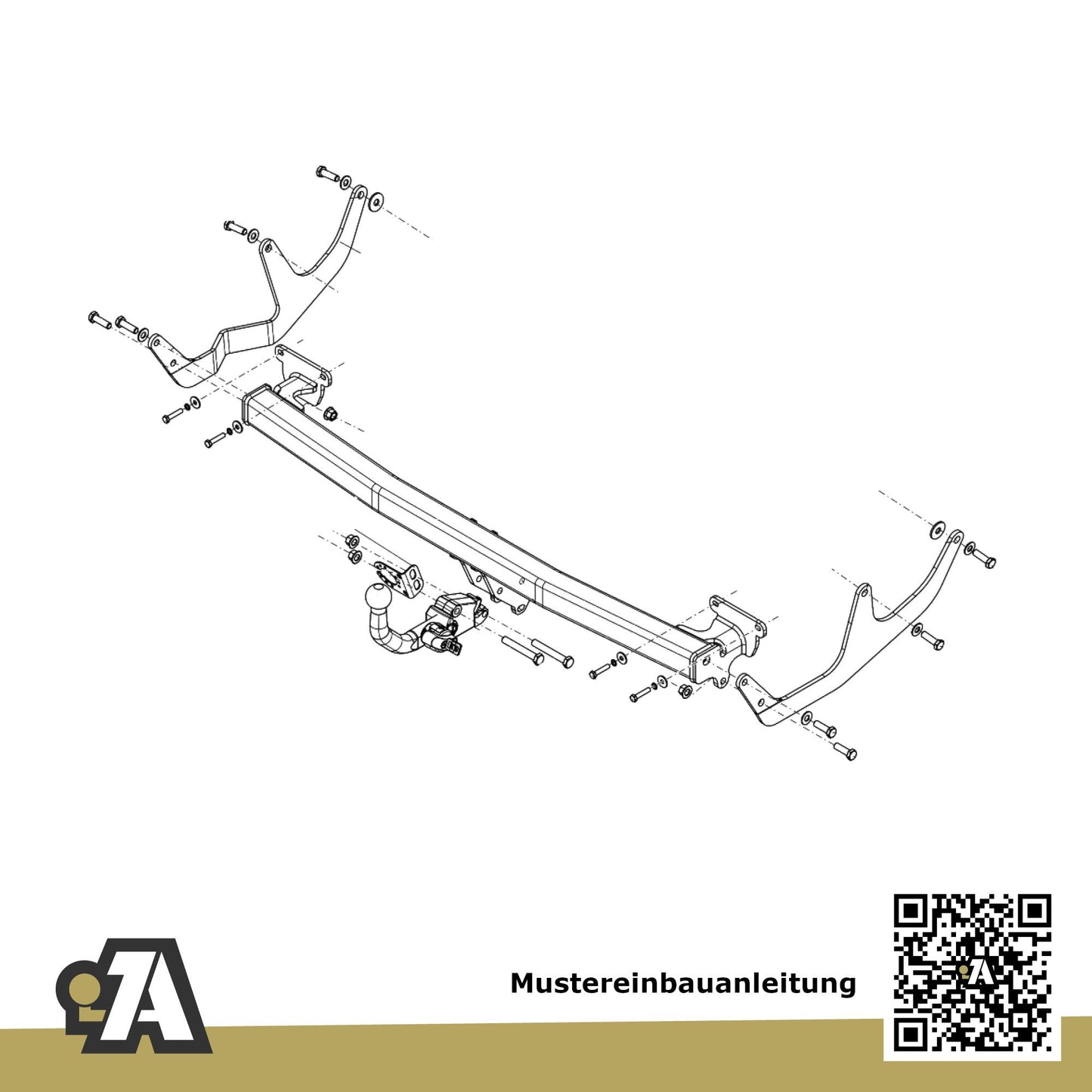 Nissan Townstar Bus / Kasten ab 06.2022 XFK BRiNK Anhängerkupplung mit JAEGER Elektrosatz