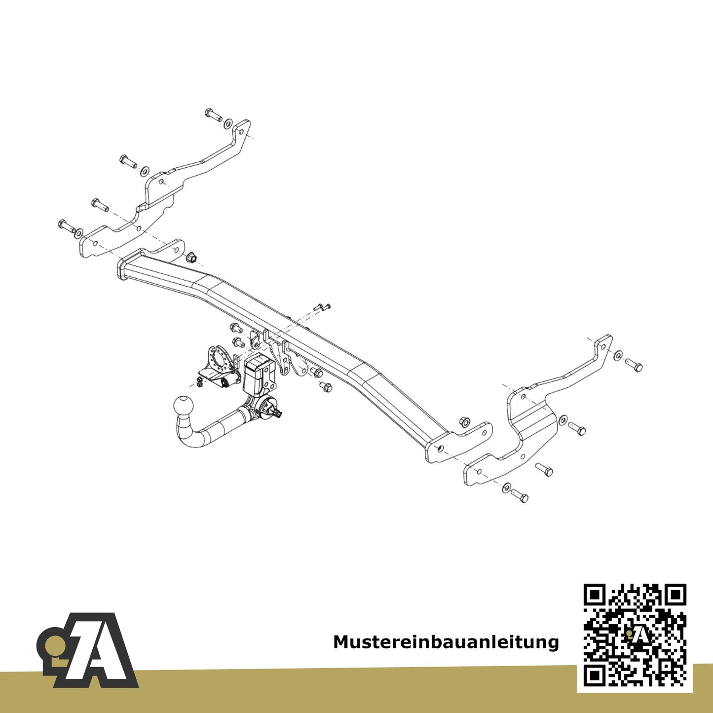 Renault Arkana 5-Türer (SUV) ab 03.2021 LCM BRiNK Anhängerkupplung mit JAEGER Elektrosatz