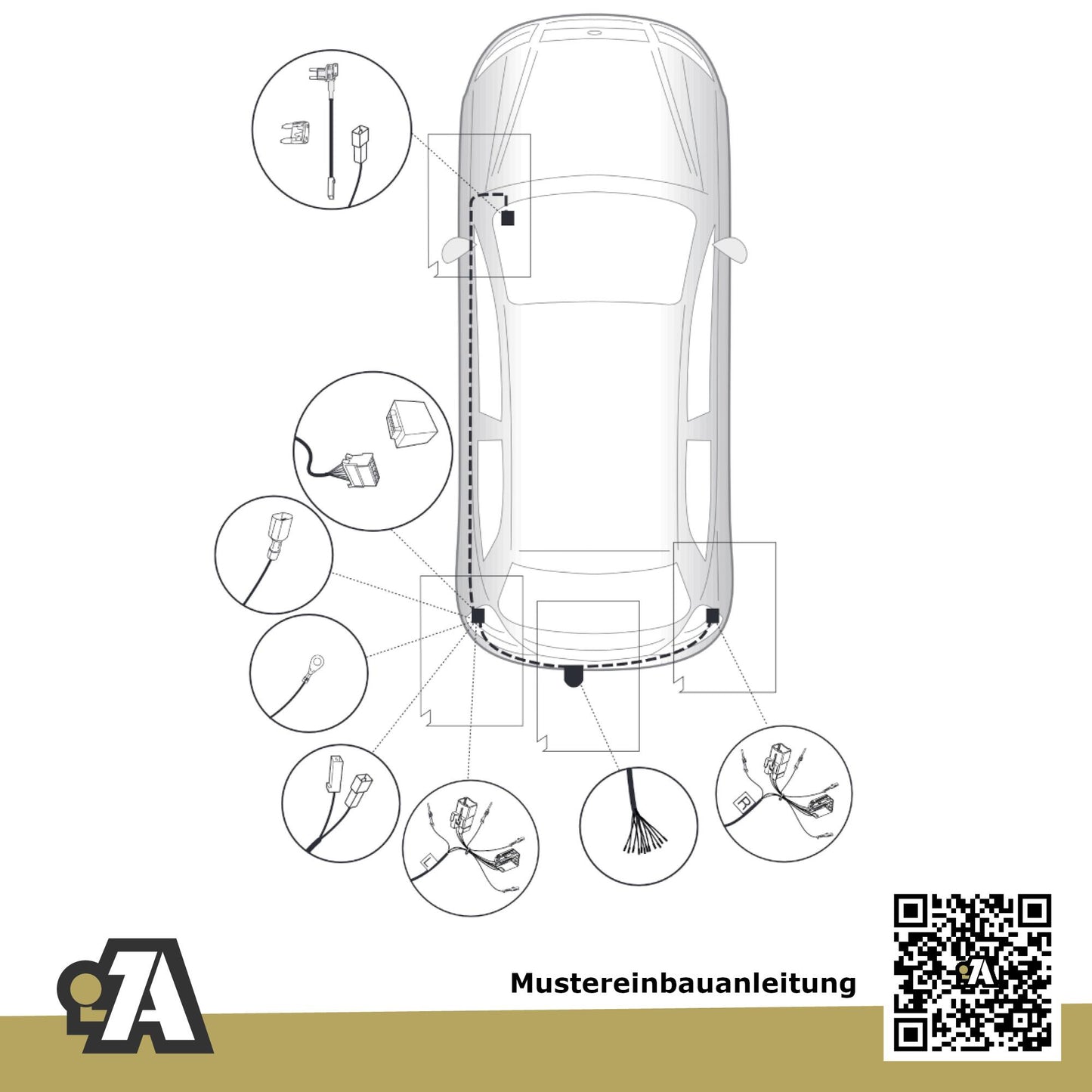 Hyundai ix20 5-Türer (Microvan) 11.2010-08.2019 JC BRiNK Anhängerkupplung mit JAEGER Elektrosatz