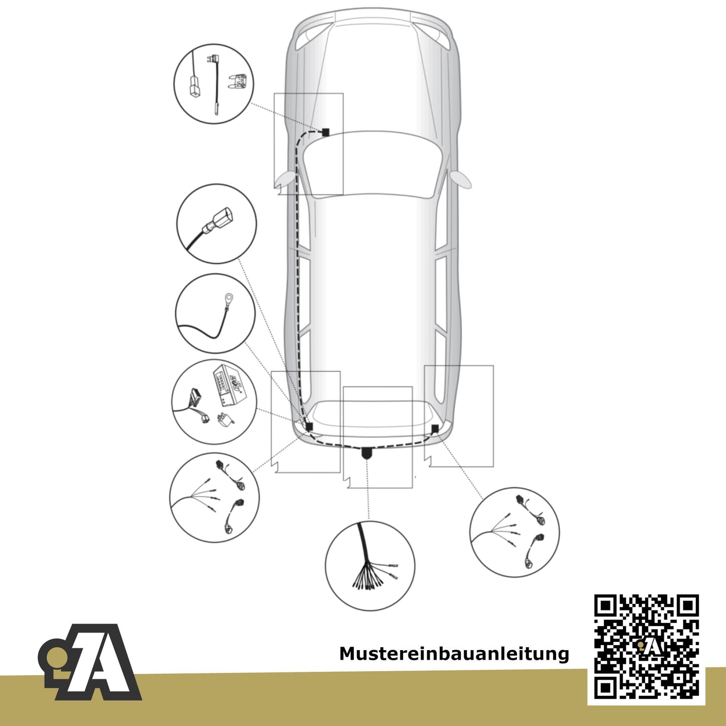Kia Sorento 5-Türer (SUV) 10.2009-09.2012 XM BRiNK Anhängerkupplung mit JAEGER Elektrosatz