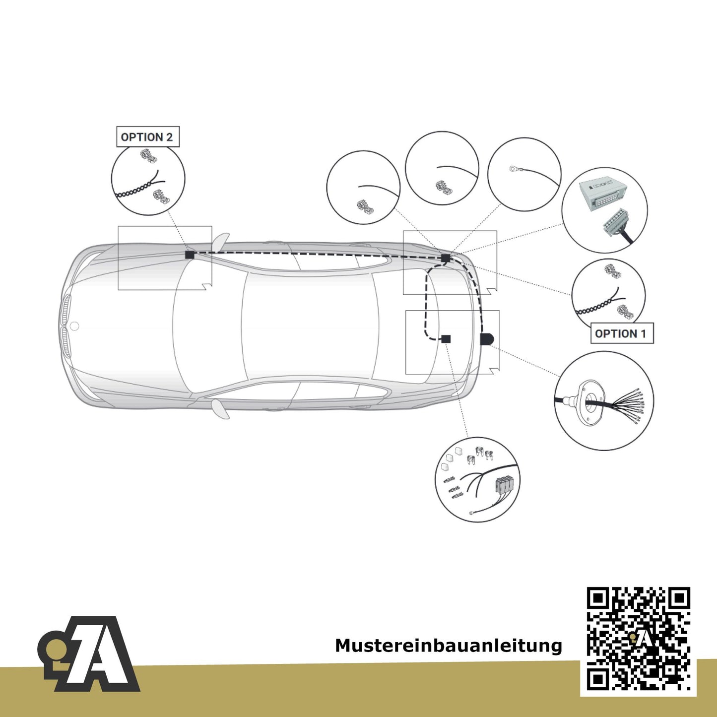 BMW 5er G31 5-Türer (Touring) 06.2017-04.2024 G31 BRiNK Anhängerkupplung mit JAEGER Elektrosatz