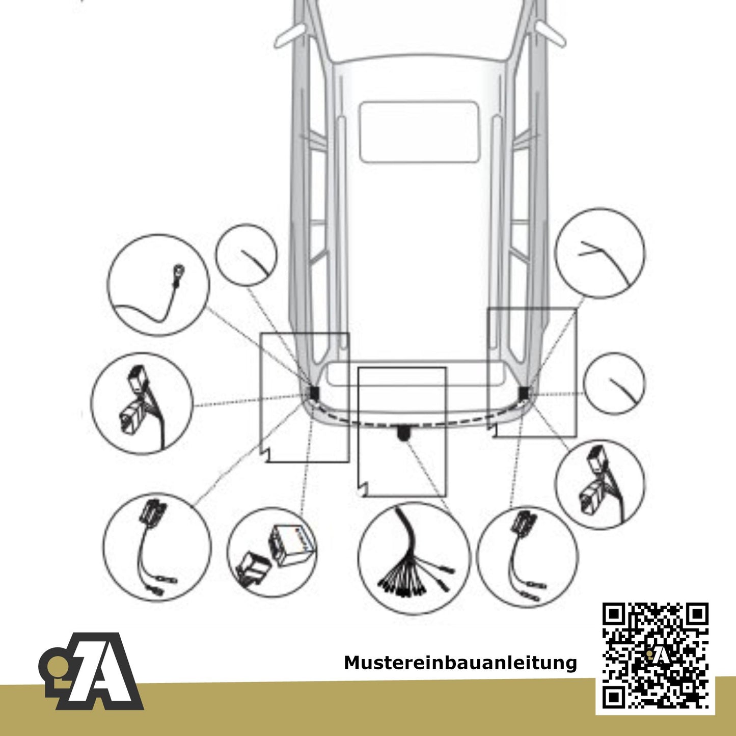 Opel Antara 5-Türer (SUV) 09.2006-04.2011 L07 / L-A BRiNK Anhängerkupplung mit JAEGER Elektrosatz