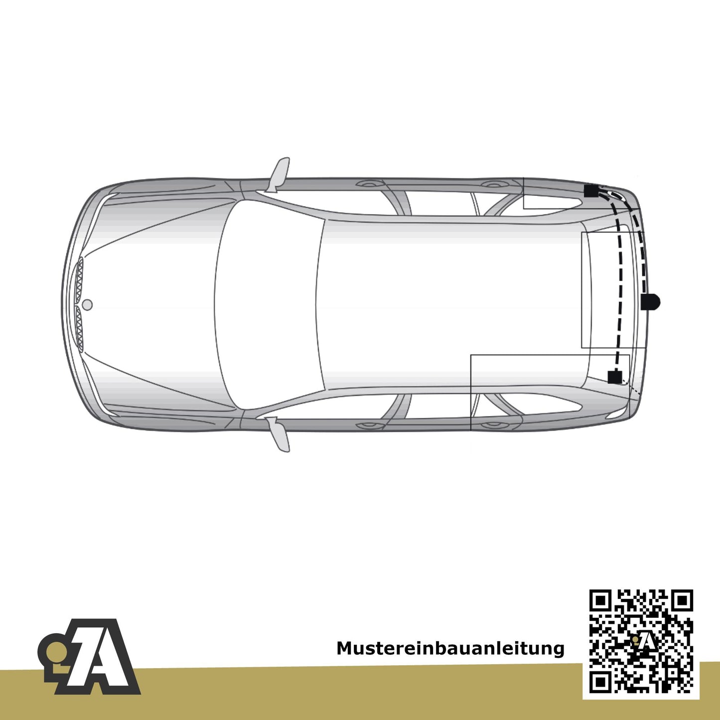 BMW X6 F16 5-Türer (Geländewagen) 12.2014-07.2019 F16 BRiNK Anhängerkupplung mit JAEGER Elektrosatz