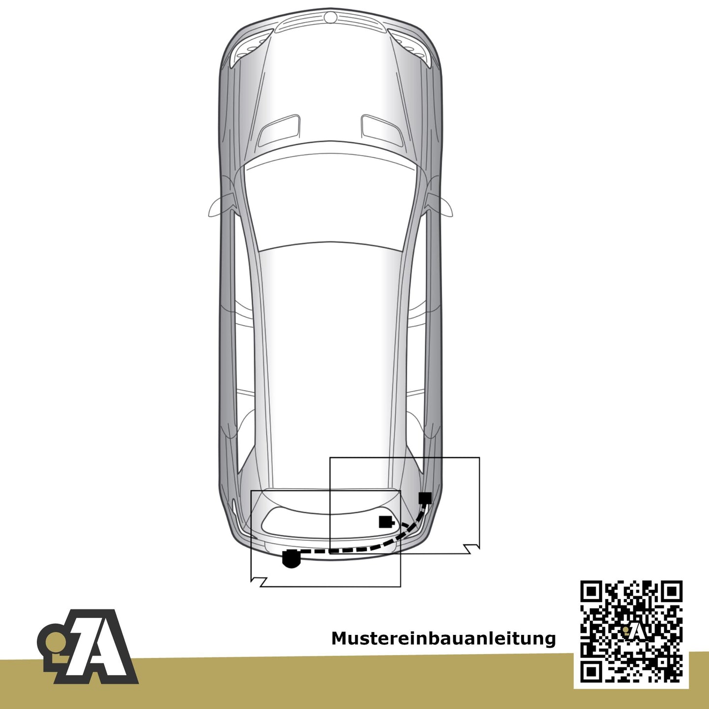 Mercedes R-Klasse 5-Türer (Großraumlimousine) 02.2006-12.2017 W251, V251 BRiNK Anhängerkupplung mit JAEGER Elektrosatz