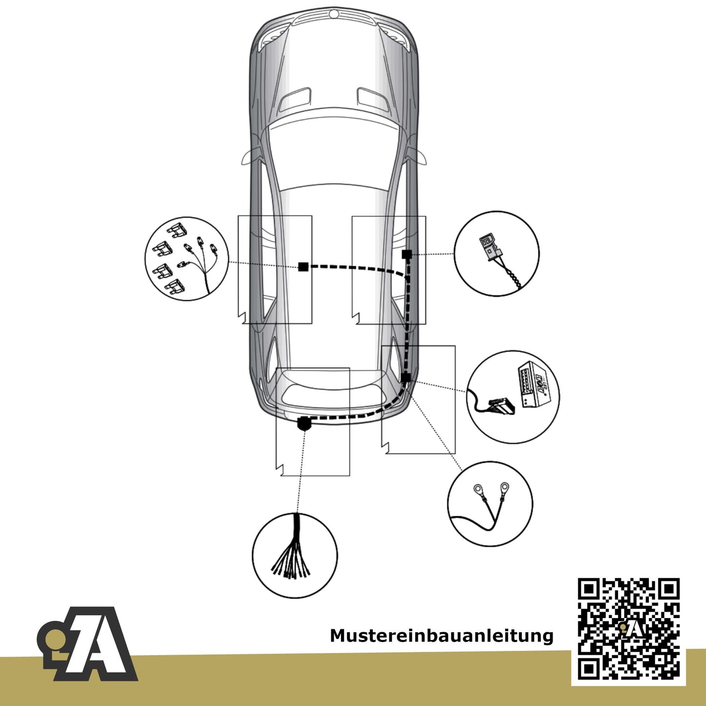 Mercedes GL-Klasse 5-Türer (Geländewagen) 12.2012-12.2015 X166 BRiNK Anhängerkupplung mit JAEGER Elektrosatz