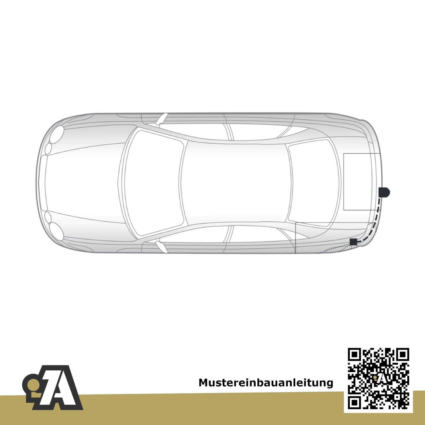 Mercedes C-Klasse 5-Türer (Kombi) 06.2000-09.2007 S203 BRiNK Anhängerkupplung mit JAEGER Elektrosatz