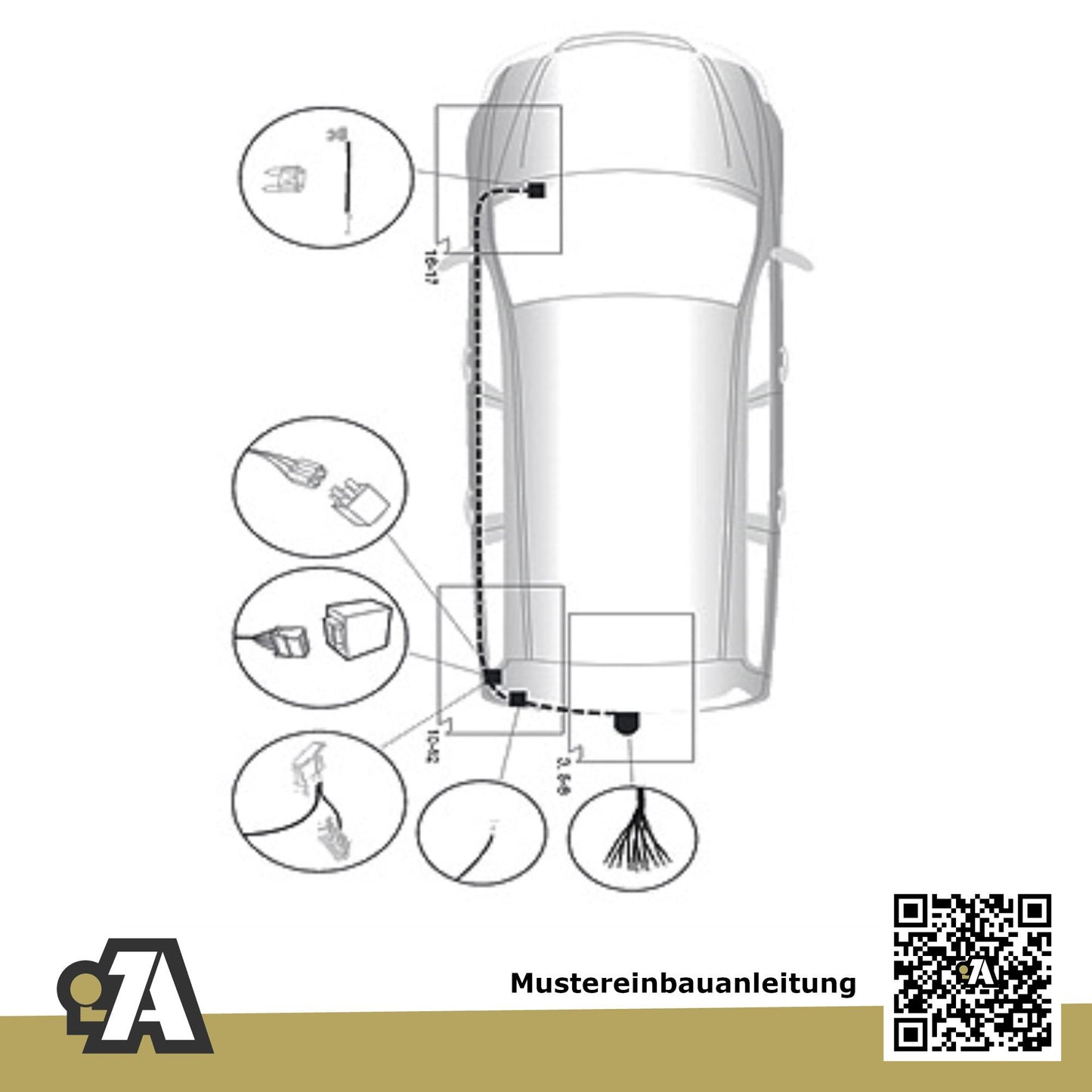 Honda Accord 5-Türer (Kombi) 08.2008-12.2015 CW_ Westfalia-Automotive mit JAEGER Elektrosatz
