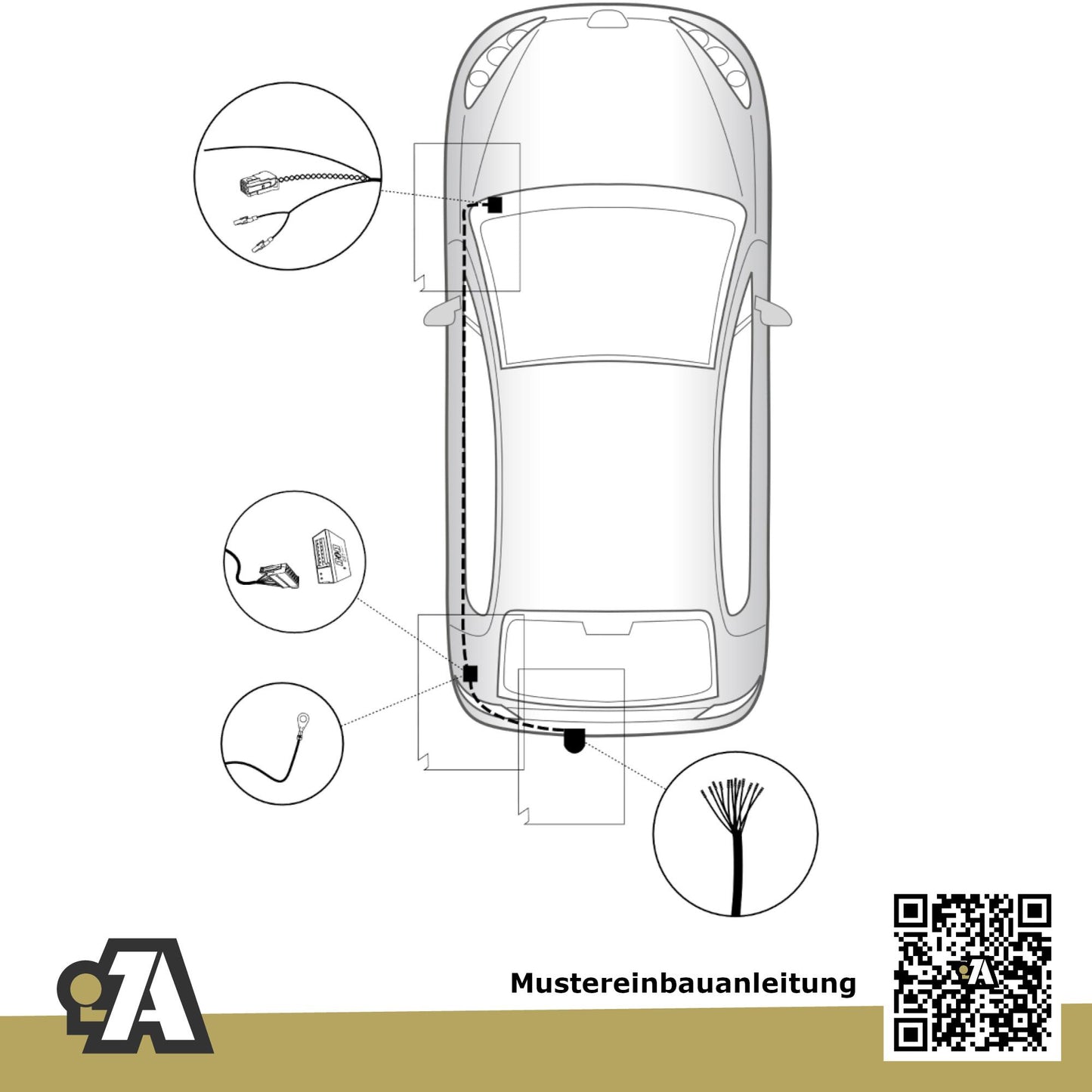 Peugeot 207 3/5-Türer (Fließheck) 05.2006-04.2012 WA / WC Westfalia-Automotive mit JAEGER Elektrosatz