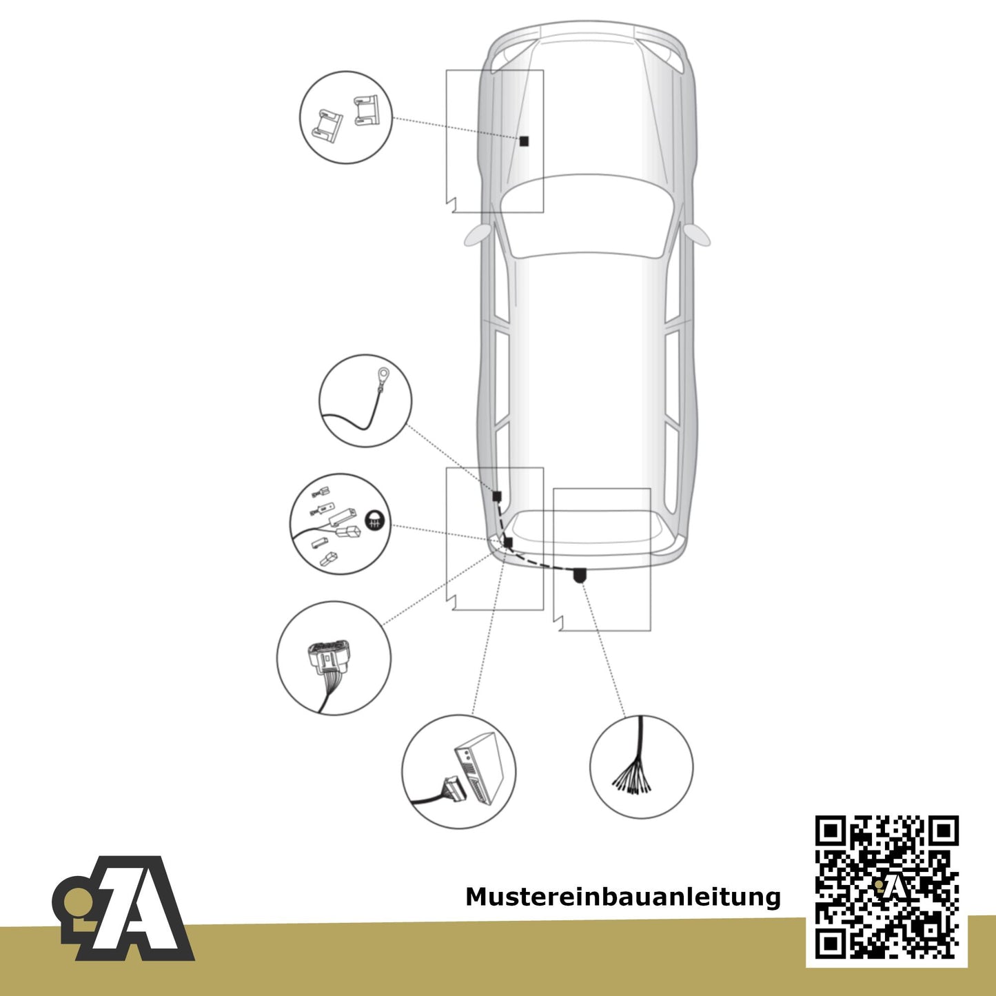 Hyundai Santa Fe 5-Türer (SUV) 09.2012-06.2018 DM BRiNK Anhängerkupplung mit JAEGER Elektrosatz
