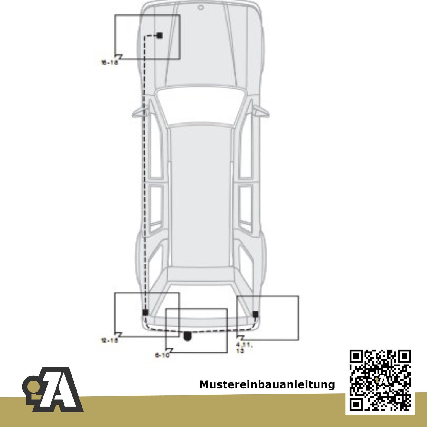 Hyundai Tucson 5-Türer (SUV) 09.2004-03.2010 JM BRiNK Anhängerkupplung mit JAEGER Elektrosatz