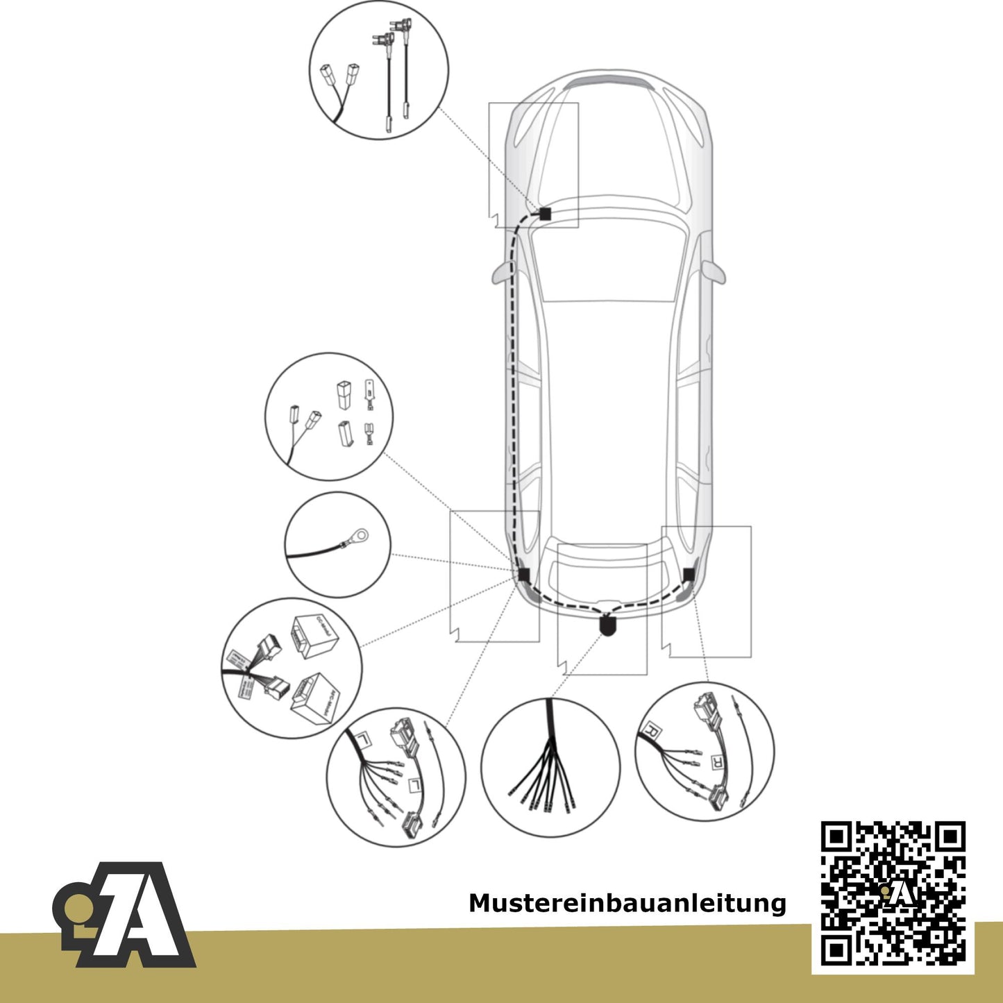 Hyundai i20 Active 5-Türer (Crossover-SUV) 01.2016-05.2018 GB BRiNK Anhängerkupplung mit JAEGER Elektrosatz