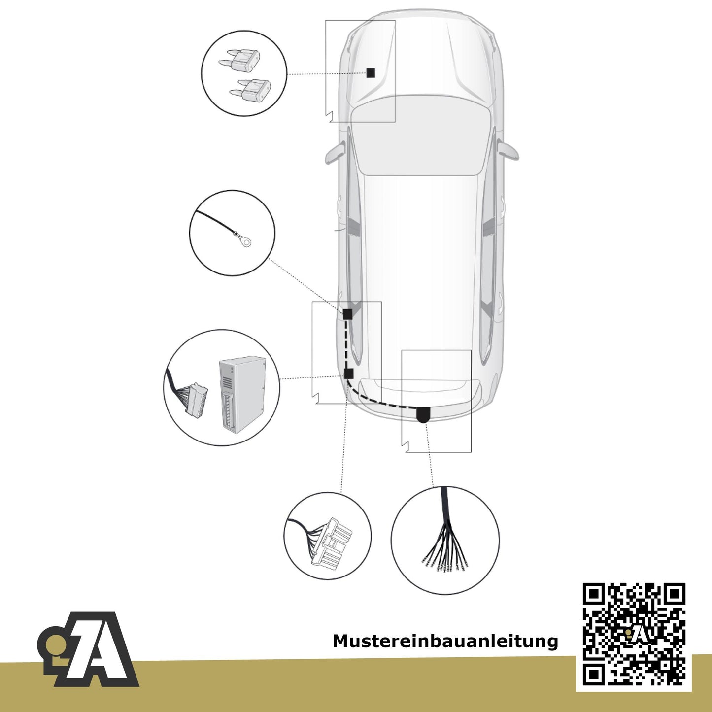 Hyundai Santa Fe 5-Türer (SUV) 11.2020-07.2024 TM BRiNK Anhängerkupplung mit JAEGER Elektrosatz