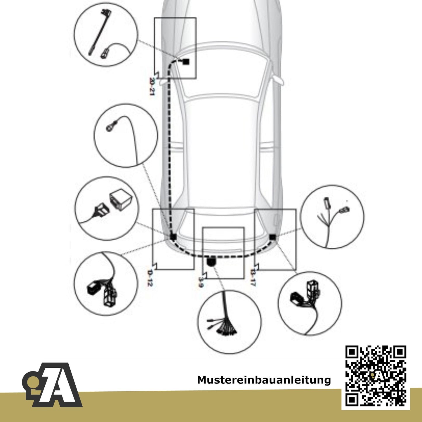 Kia Ceed 5-Türer (Fließheck) 10.2009-05.2012 ED BRiNK Anhängerkupplung mit JAEGER Elektrosatz