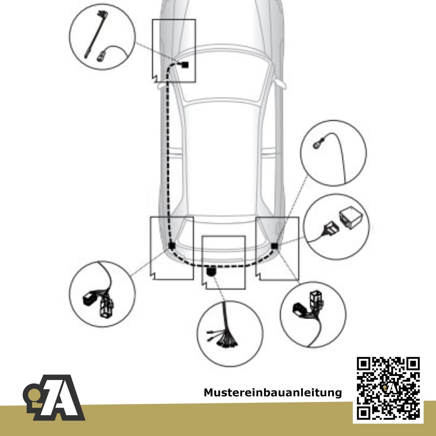 Kia Ceed SW 5-Türer (Kombi) 10.2009-08.2012 ED BRiNK Anhängerkupplung mit JAEGER Elektrosatz