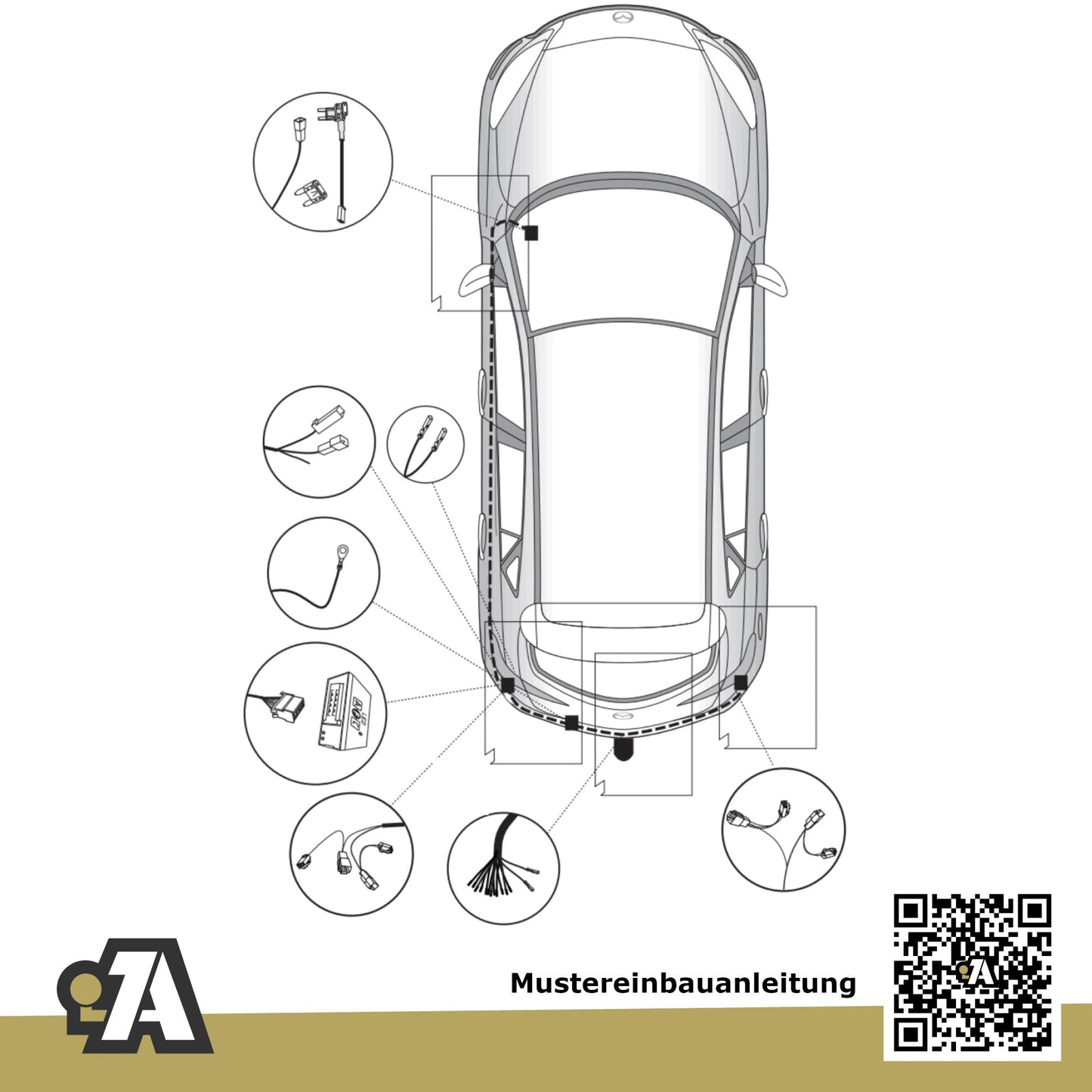 Mazda 3 5-Türer (Fließheck) 10.2013-02.2019 BM BRiNK Anhängerkupplung mit JAEGER Elektrosatz