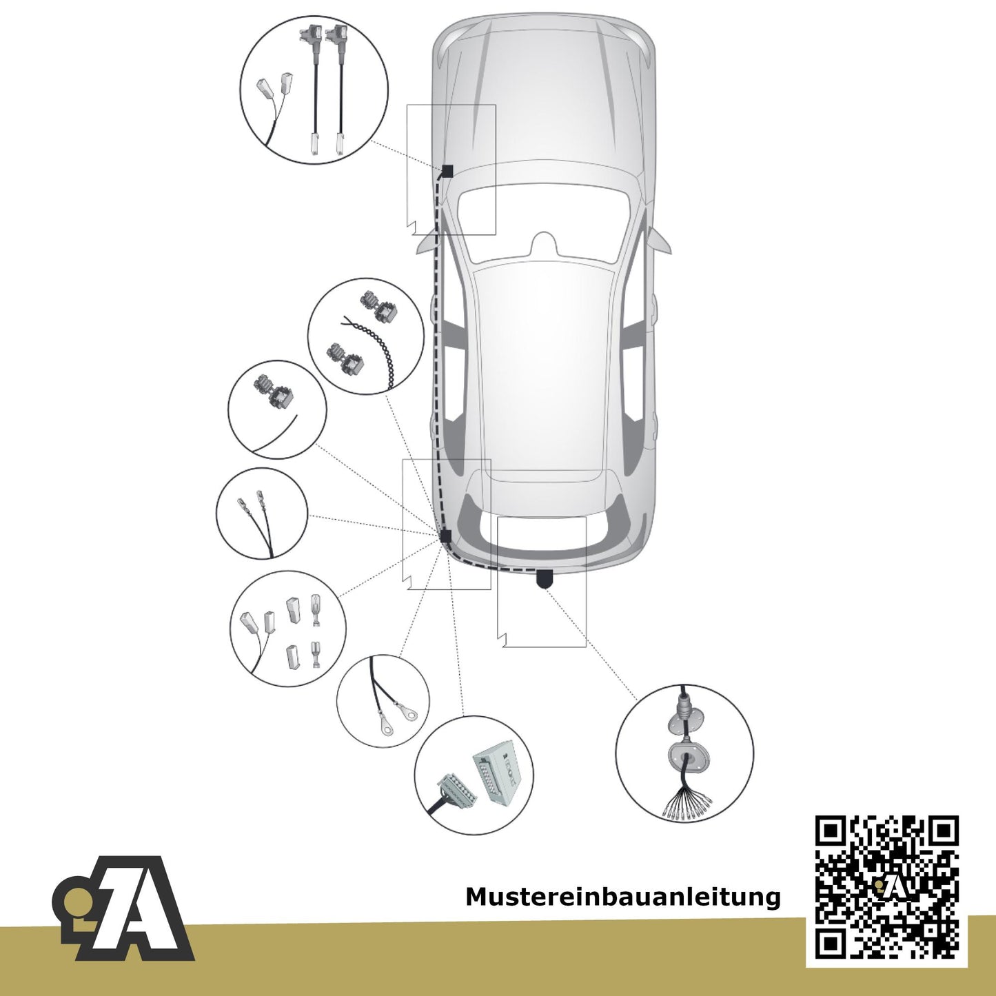Mazda CX-60 5-Türer (SUV) ab 10.2022 KH BRiNK Anhängerkupplung mit JAEGER Elektrosatz