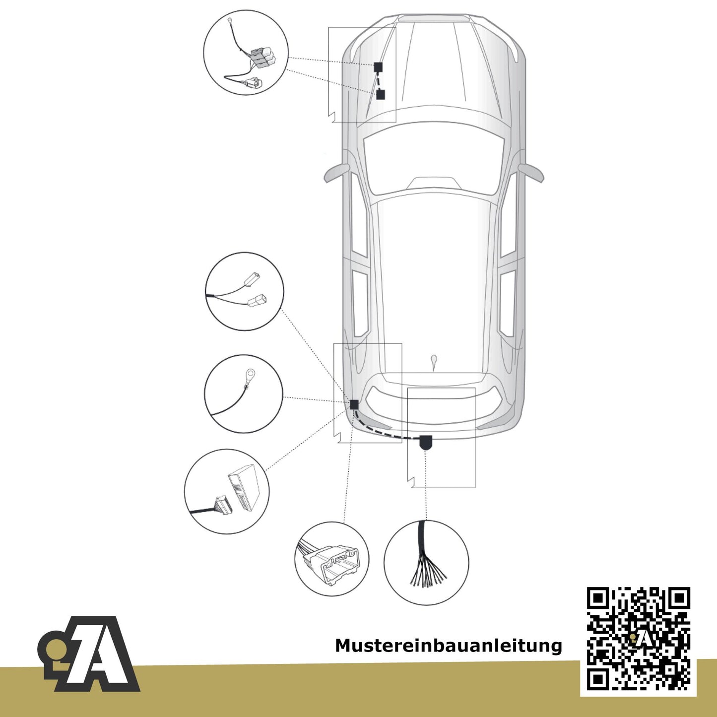 Mitsubishi Eclipse Cross 5-Türer (SUV) ab 01.2021 GK_ BRiNK Anhängerkupplung mit JAEGER Elektrosatz
