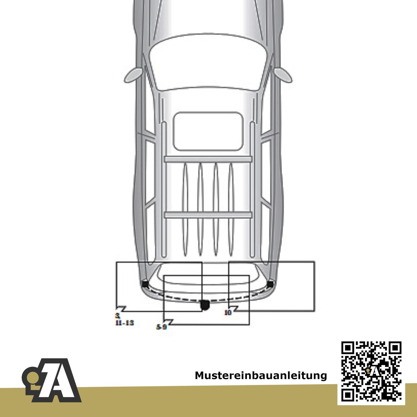 Nissan Pathfinder 5-Türer (SUV) 03.2005-10.2012 R51 BRiNK Anhängerkupplung mit JAEGER Elektrosatz