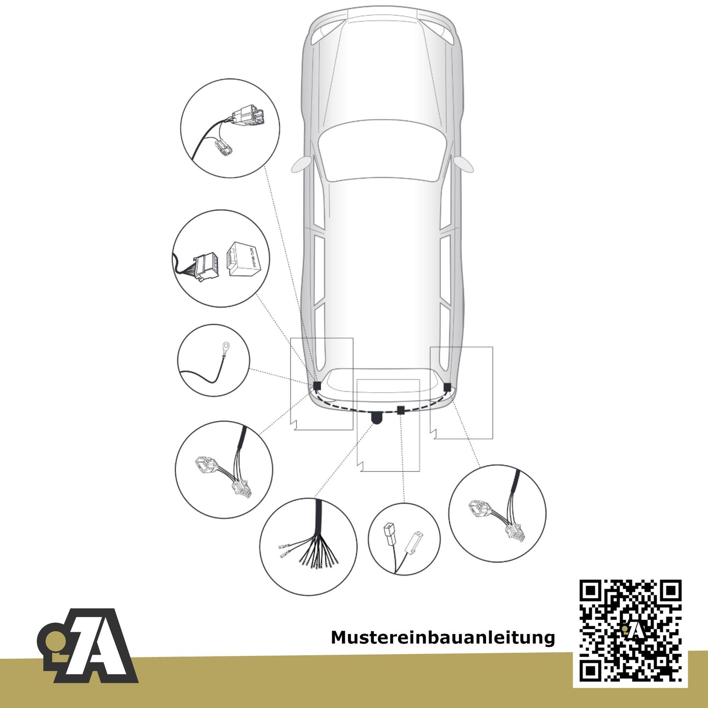 Nissan Murano 5-Türer (SUV) 10.2008-09.2014 Z51 BRiNK Anhängerkupplung mit JAEGER Elektrosatz