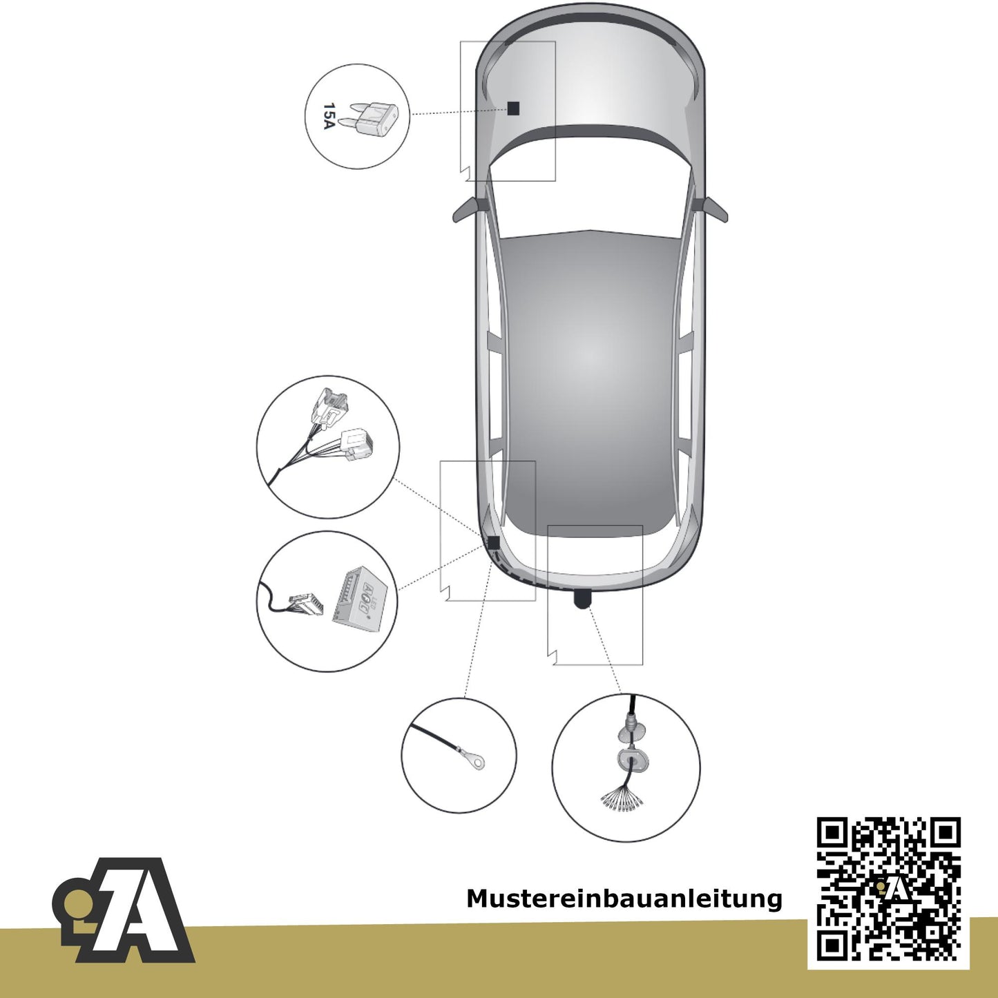 Nissan X-Trail 5-Türer (SUV) ab 09.2022 T33 BRiNK Anhängerkupplung mit JAEGER Elektrosatz