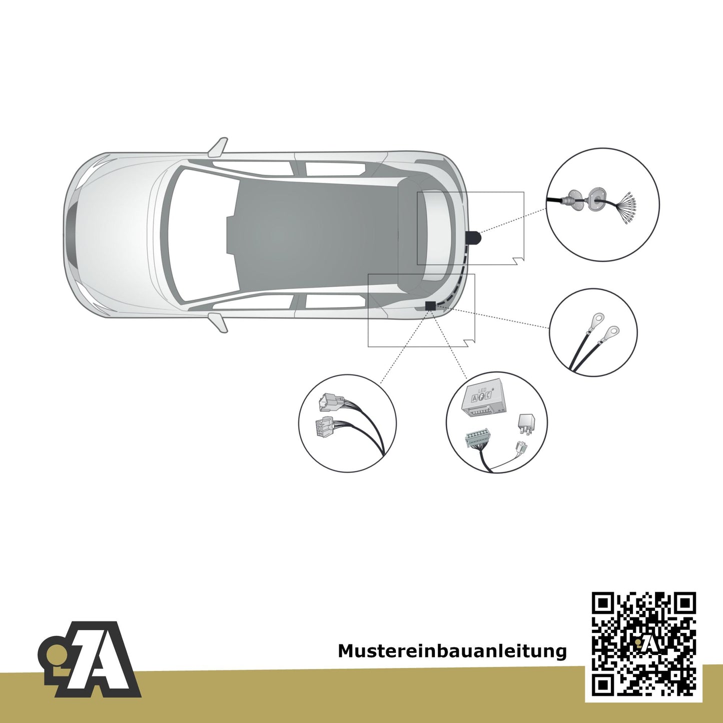 Nissan Qashqai III 5-Türer (SUV) ab 06.2024 J12 BRiNK Anhängerkupplung mit JAEGER Elektrosatz