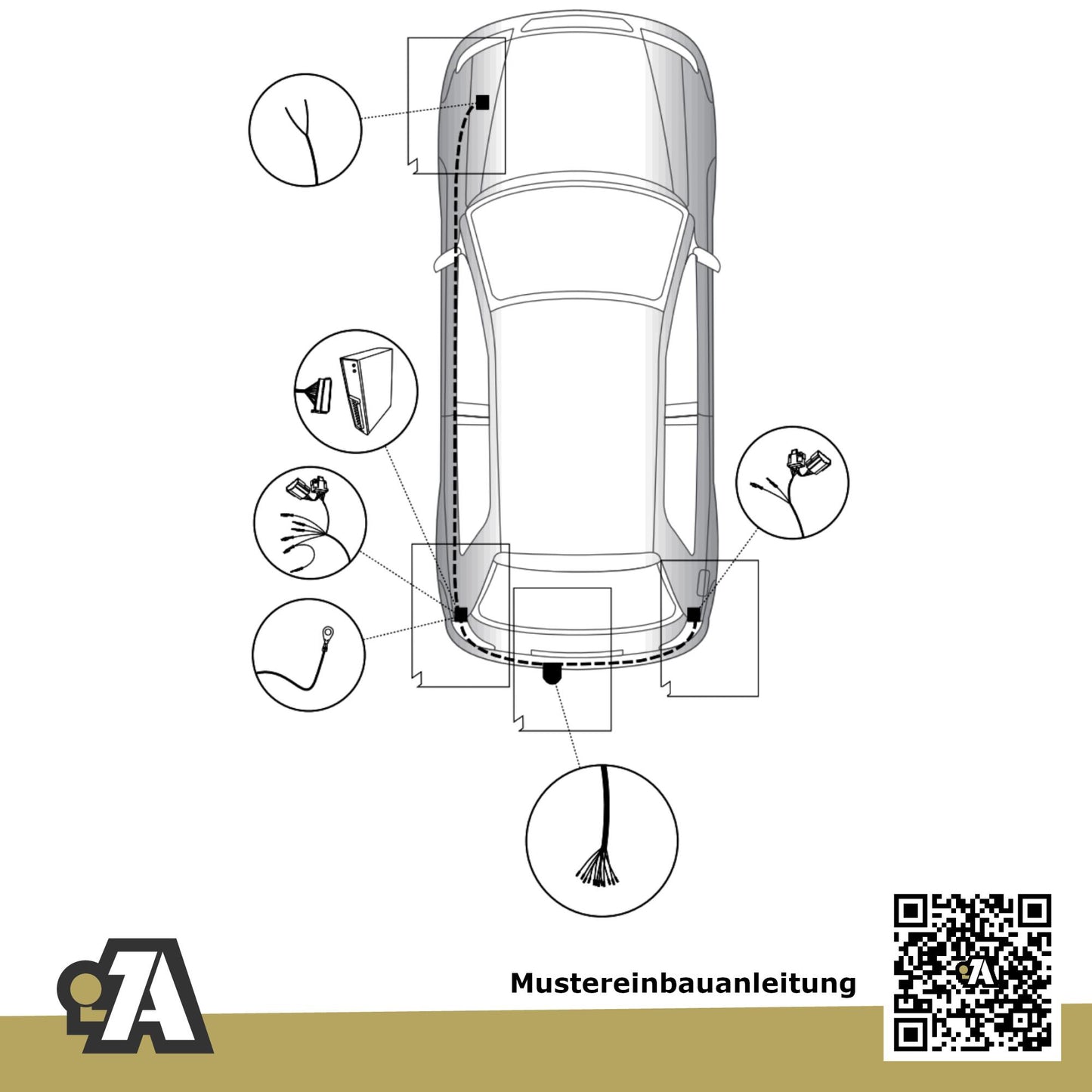 Opel Corsa 3/5-Türer (Fließheck) 10.2006-11.2014 D BRiNK Anhängerkupplung mit JAEGER Elektrosatz