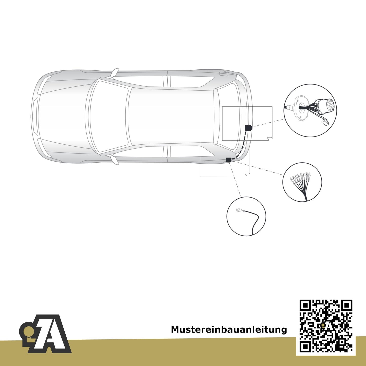 Opel Insignia 5-Türer (Sports Tourer) 03.2009-08.2013 A - G09 BRiNK Anhängerkupplung mit JAEGER Elektrosatz