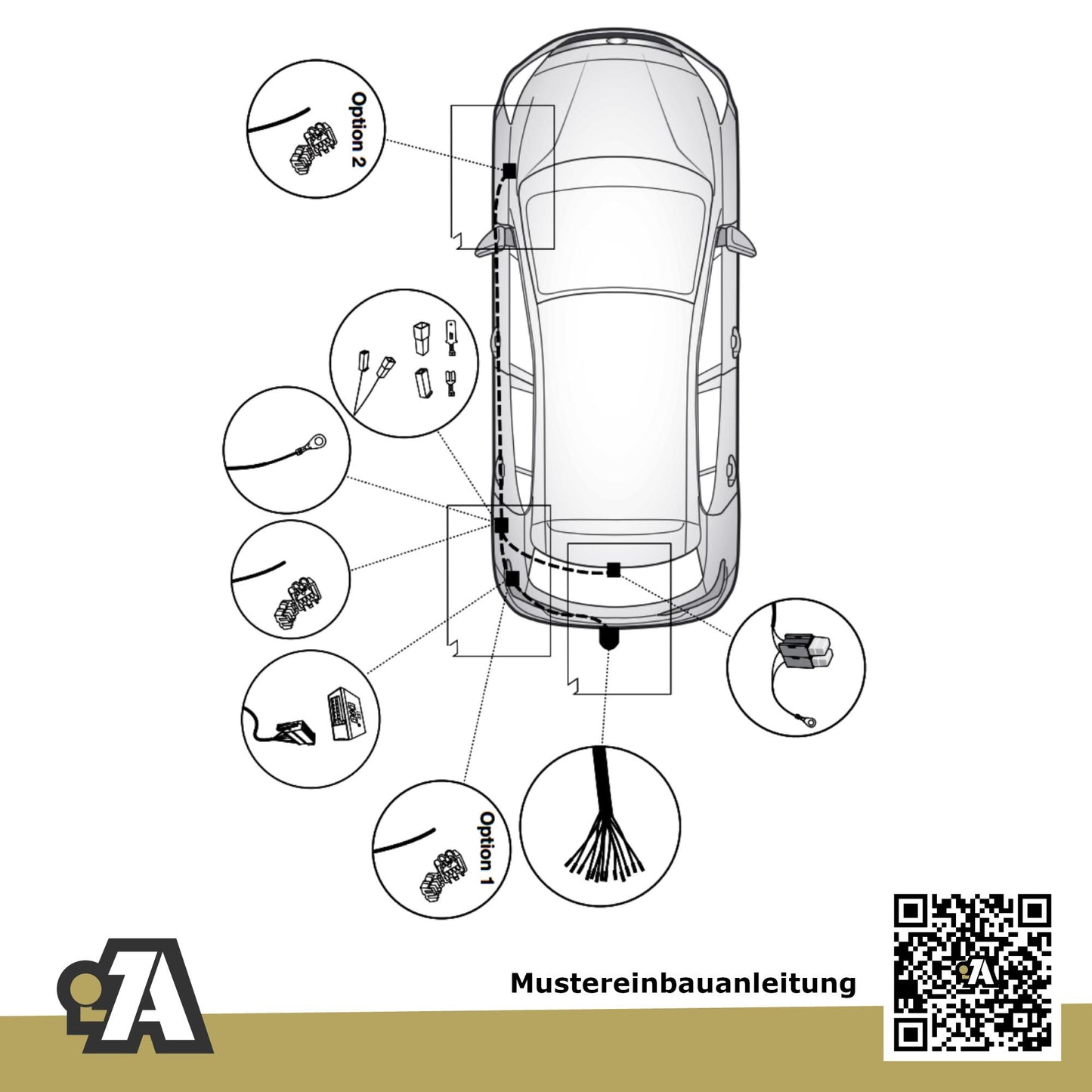 Opel Astra 5-Türer (Sports Tourer) 04.2016-12.2021 K BRiNK Anhängerkupplung mit JAEGER Elektrosatz