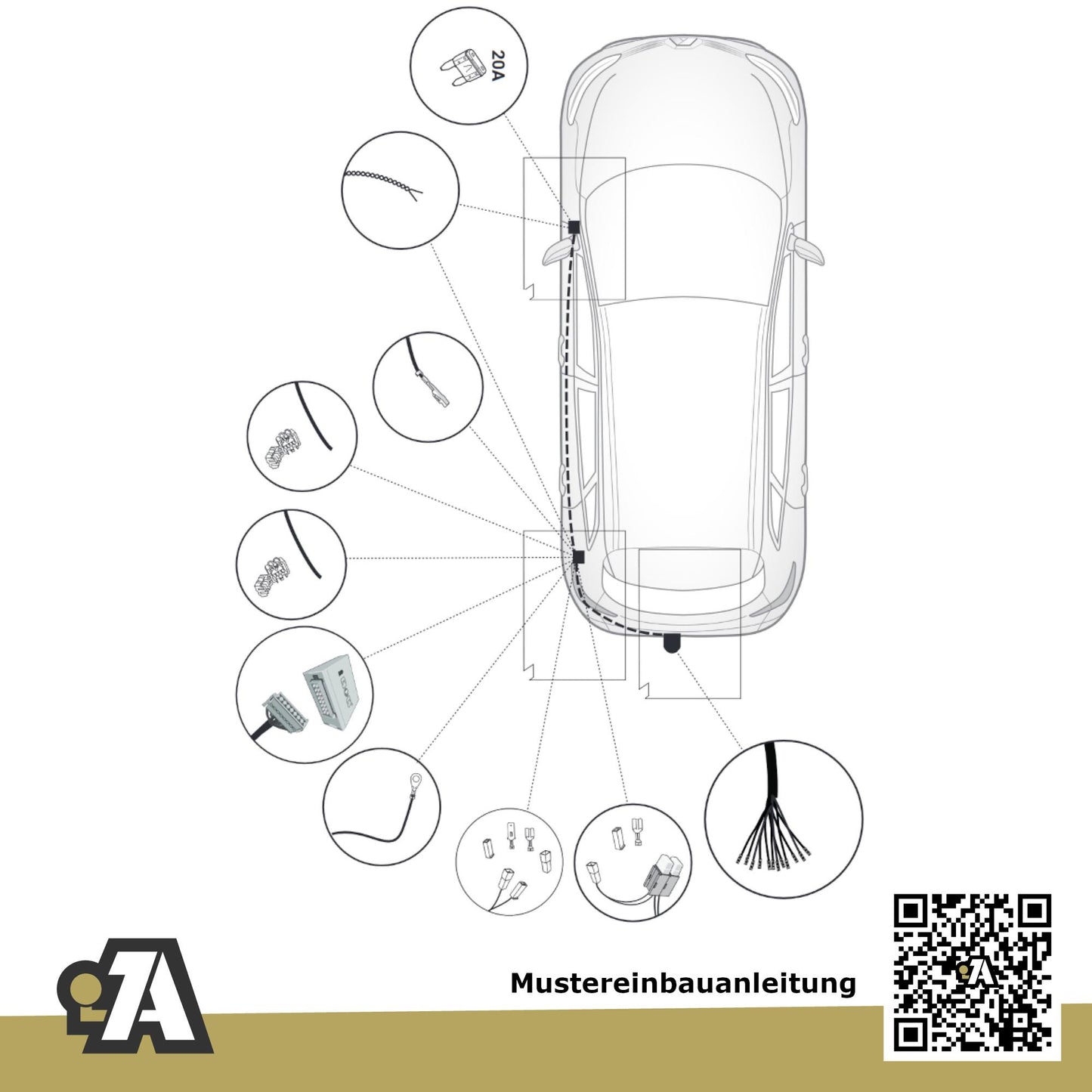 Renault Megane 5-Türer (Fließheck) 02.2016-04.2020 B9A/M/N_ ORIS Anhängerkupplung mit JAEGER Elektrosatz