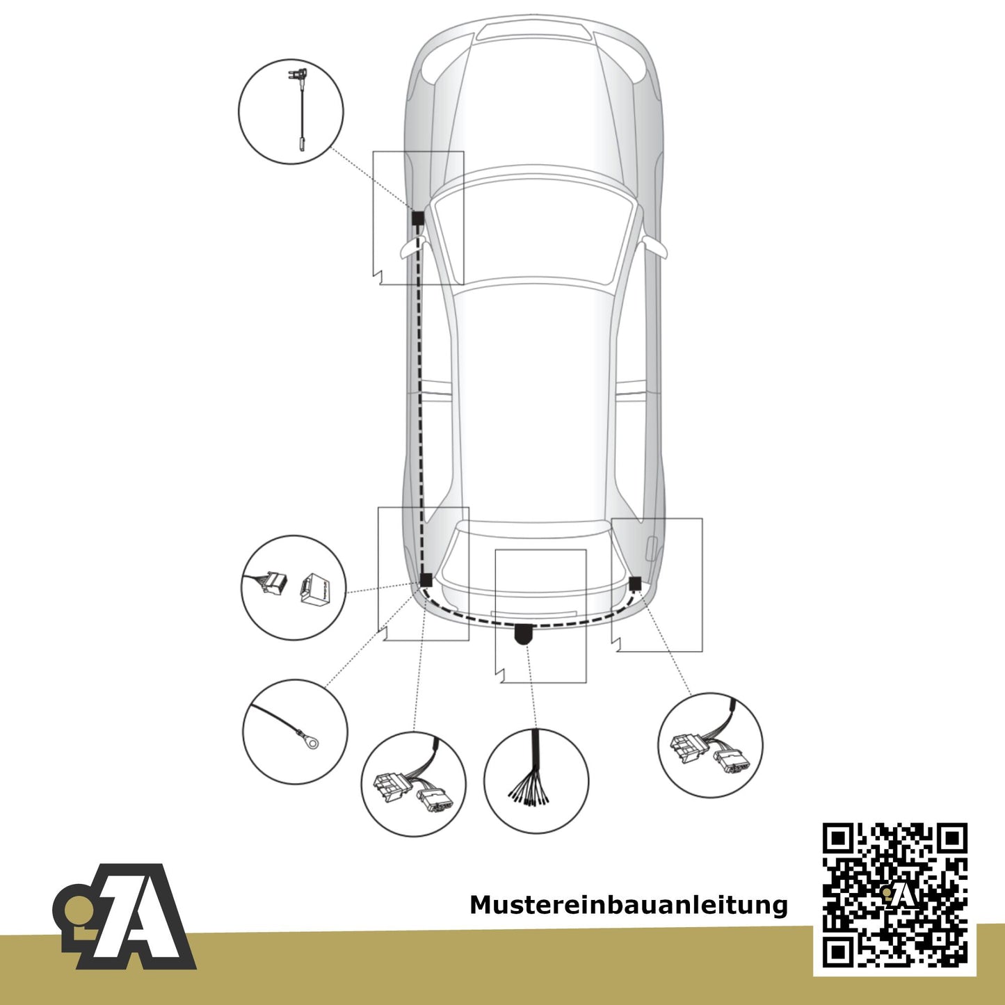 Dacia Duster I 5-Türer (Geländewagen) 11.2013-01.2018 HS BRiNK Anhängerkupplung mit JAEGER Elektrosatz