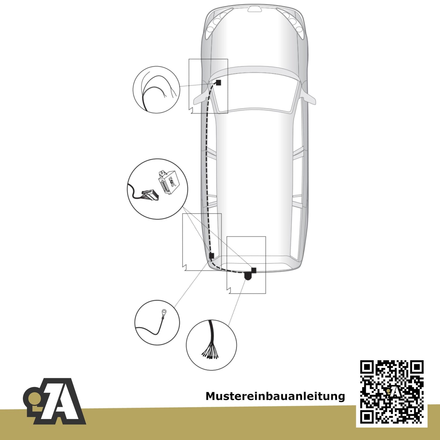 Peugeot 307 3/5-Türer (Fließheck) 07.2005-12.2007 3A/C BRiNK Anhängerkupplung mit JAEGER Elektrosatz