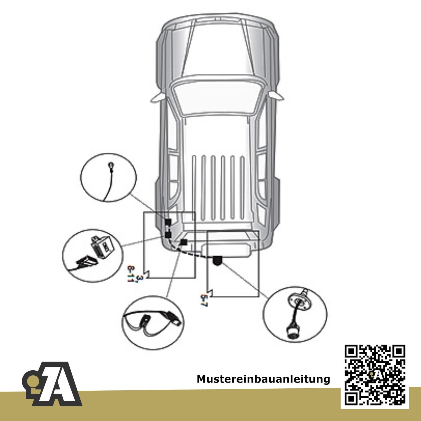 LandRover Freelander 2 5-Türer (SUV) 03.2007-09.2012 FA BRiNK Anhängerkupplung mit JAEGER Elektrosatz