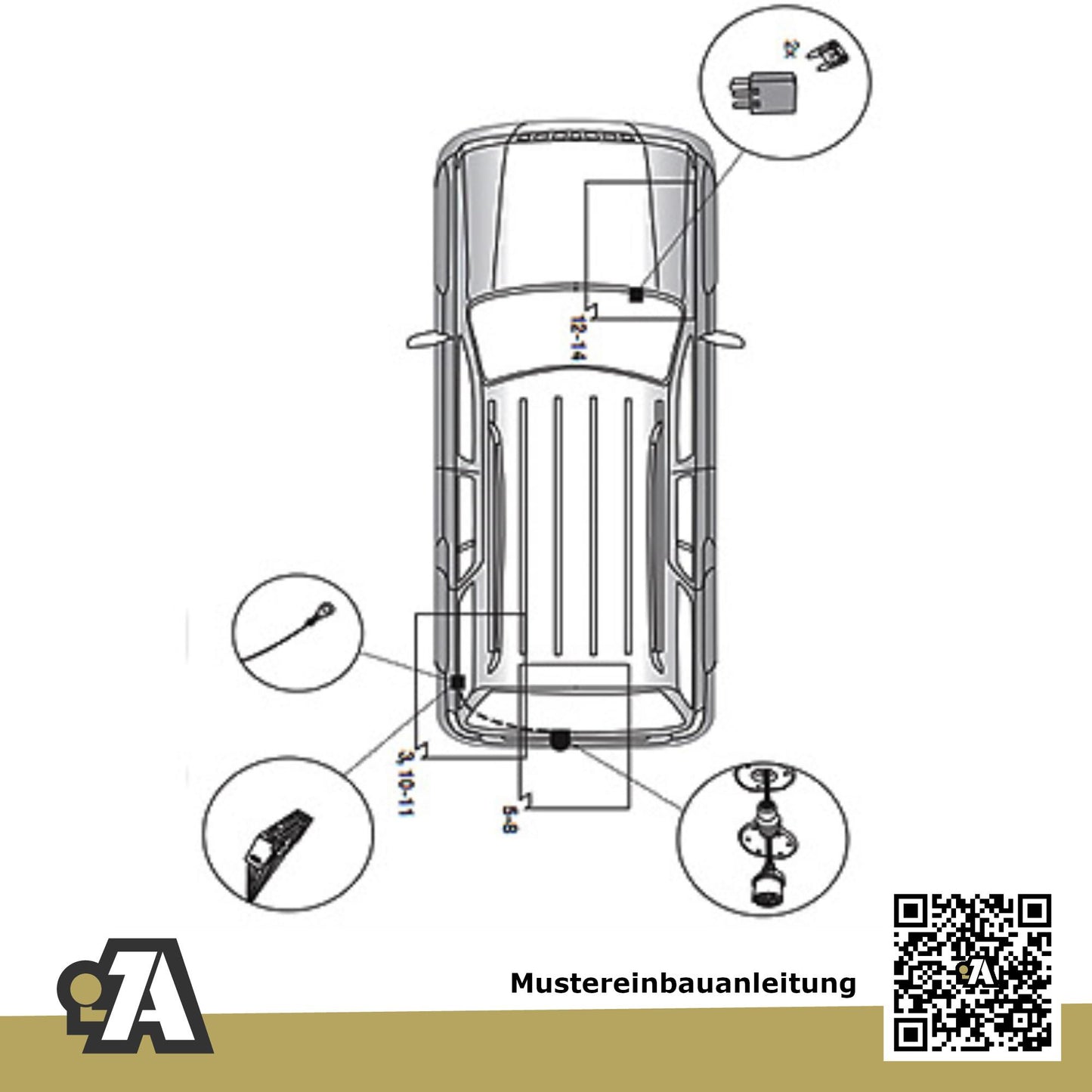 LandRover Freelander 2 5-Türer (SUV) 10.2012-12.2014 FA BRiNK Anhängerkupplung mit JAEGER Elektrosatz