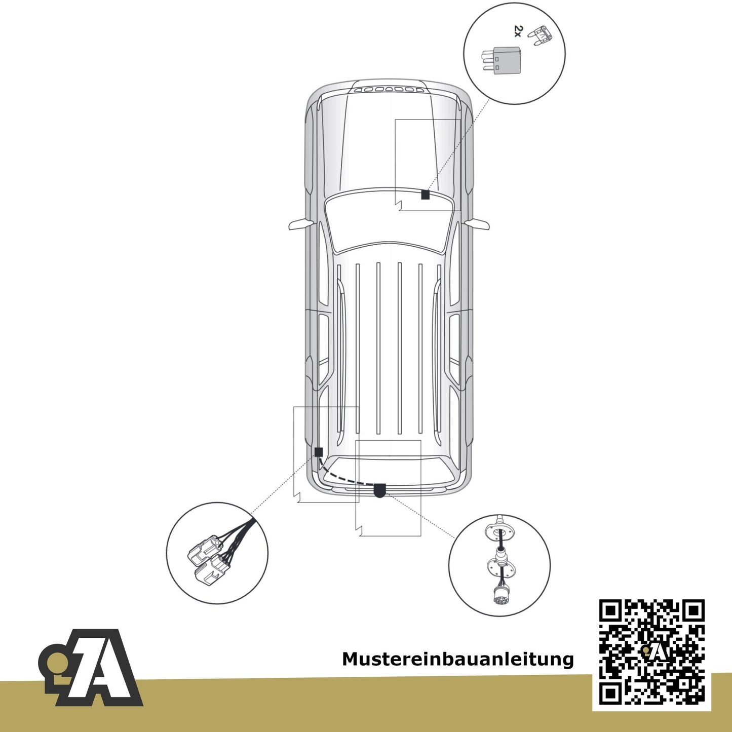 LandRover Range Rover Evoque 5-Türer (SUV) 10.2013-12.2018 L538 BRiNK Anhängerkupplung mit JAEGER Elektrosatz
