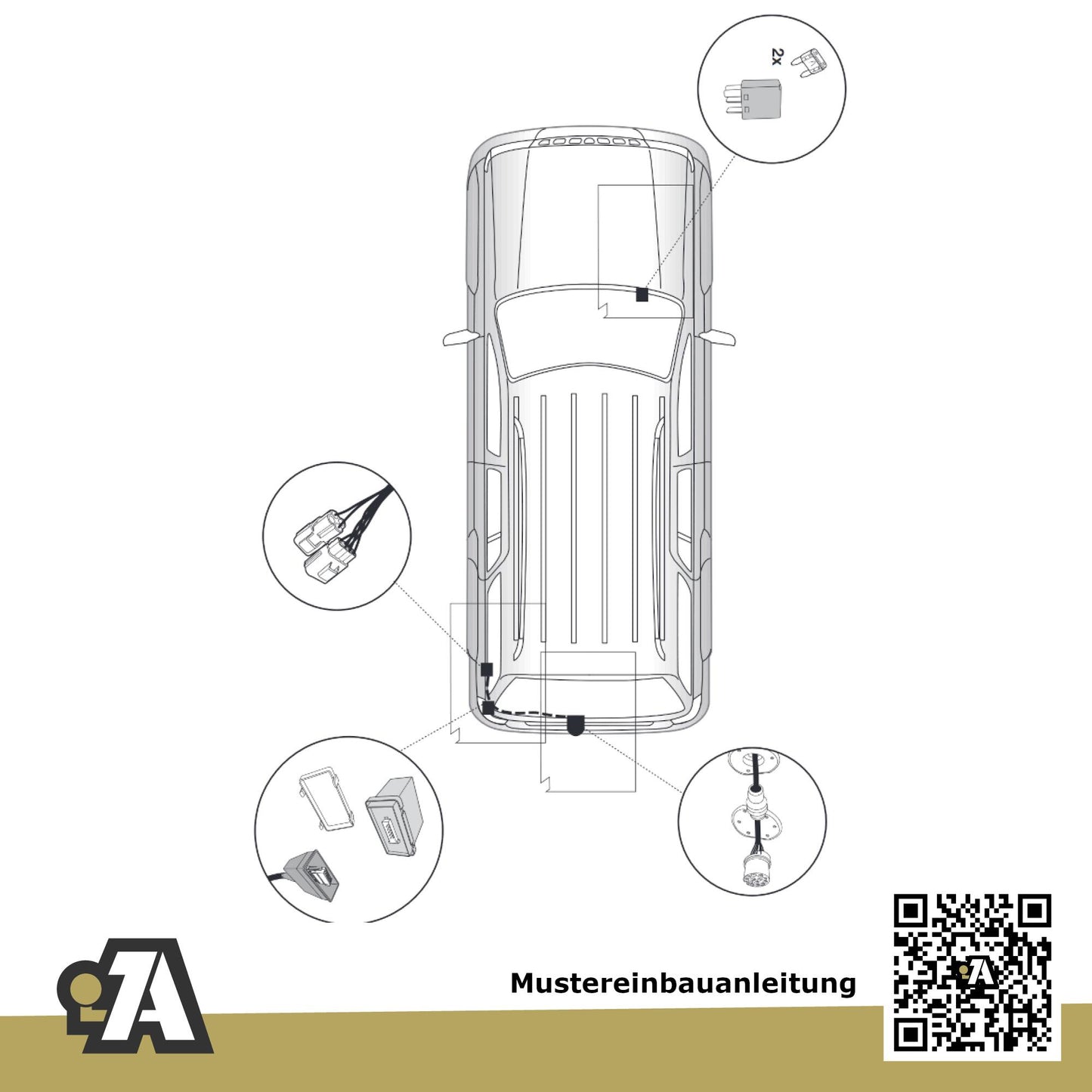 LandRover Range Rover Evoque 5-Türer (SUV) 10.2013-12.2018 L538 BRiNK Anhängerkupplung mit JAEGER Elektrosatz