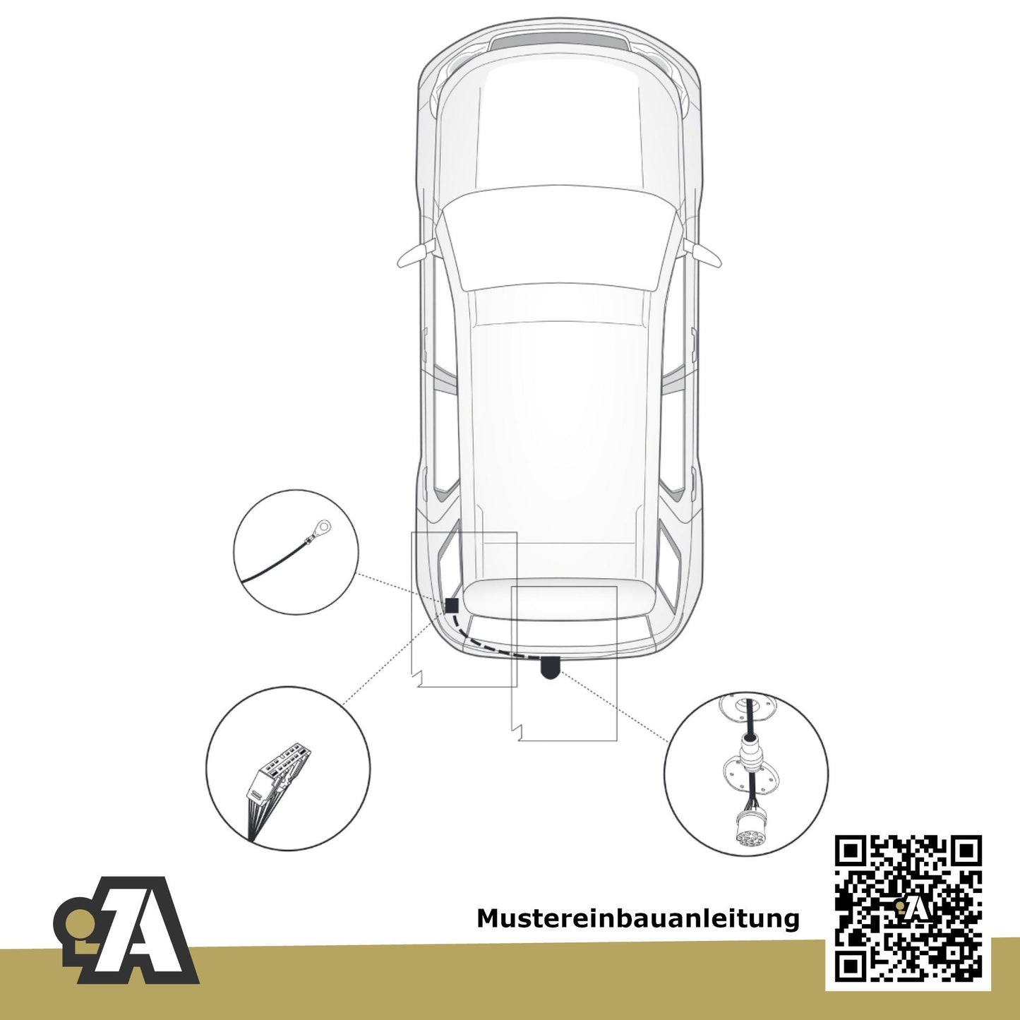 LandRover Discovery Sport 5-Türer (SUV) 02.2015-07.2019 LC / L550 BRiNK Anhängerkupplung mit JAEGER Elektrosatz