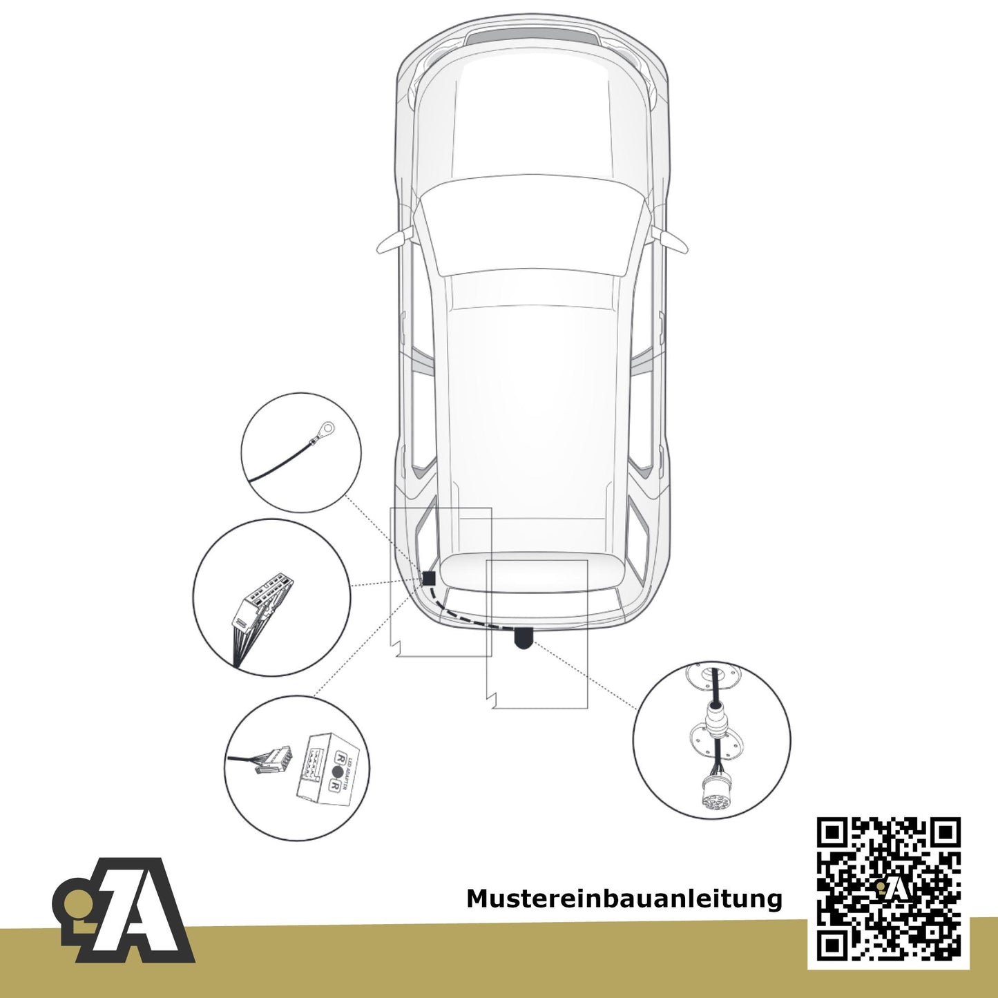 LandRover Discovery Sport 5-Türer (SUV) 02.2015-07.2019 LC / L550 BRiNK Anhängerkupplung mit JAEGER Elektrosatz