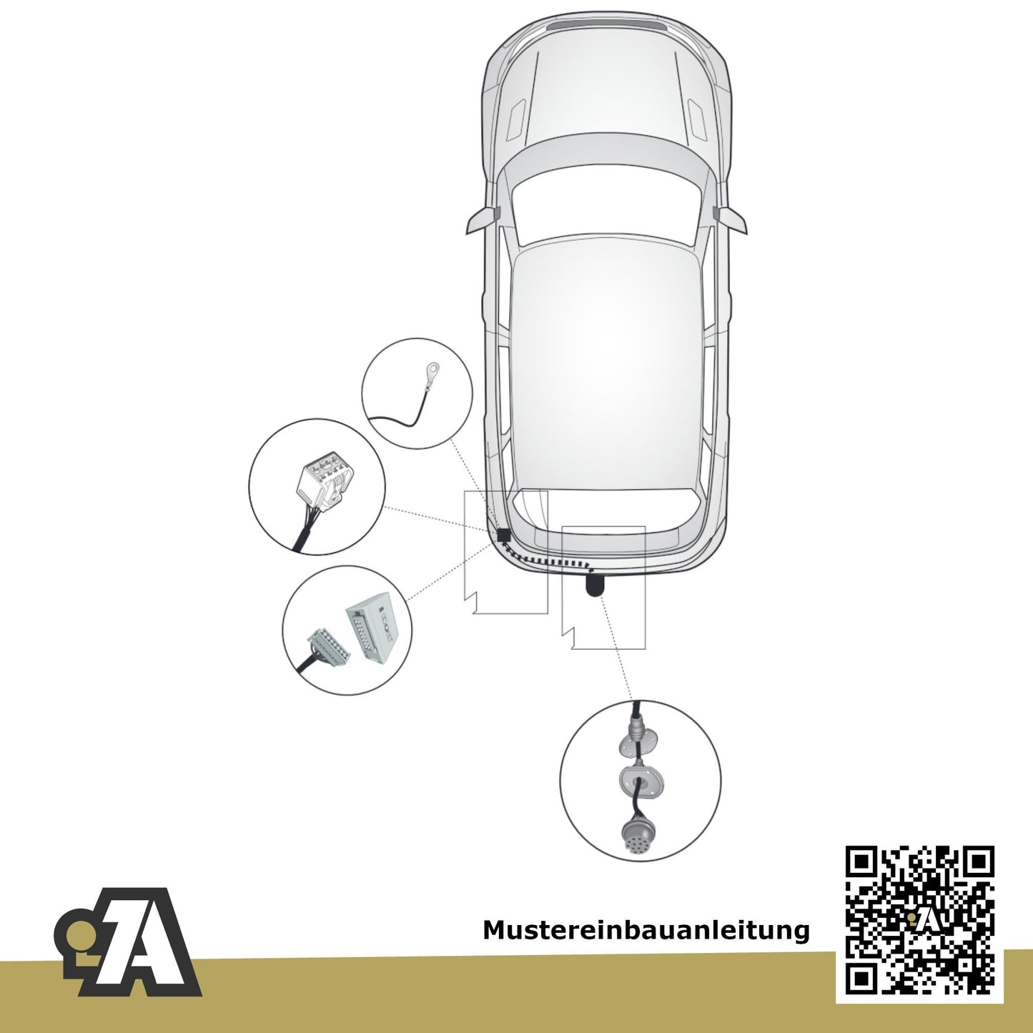 LandRover Range Rover Evoque 5-Türer (SUV) 03.2019-12.2020 L551 BRiNK Anhängerkupplung mit JAEGER Elektrosatz
