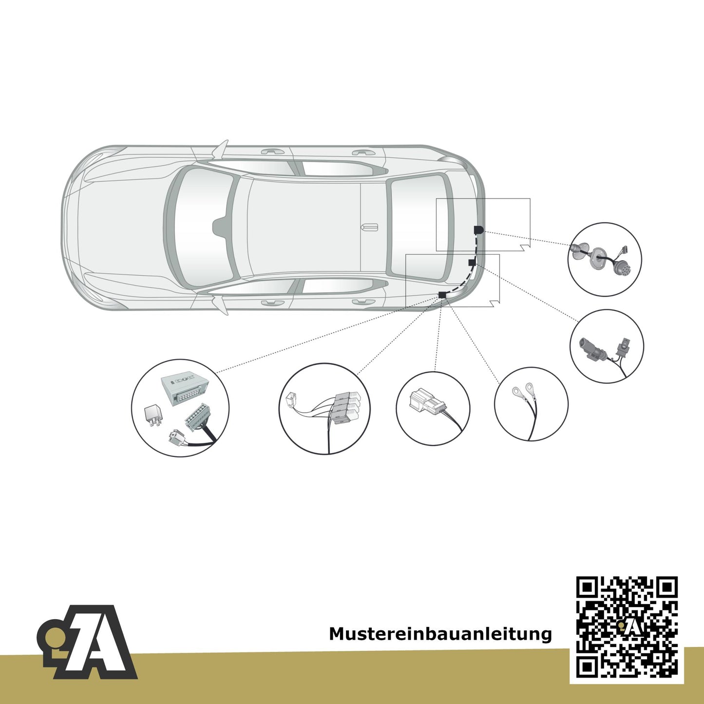Polestar 2 5-Türer (Fließheck) ab 06.2021 P BRiNK Anhängerkupplung mit JAEGER Elektrosatz