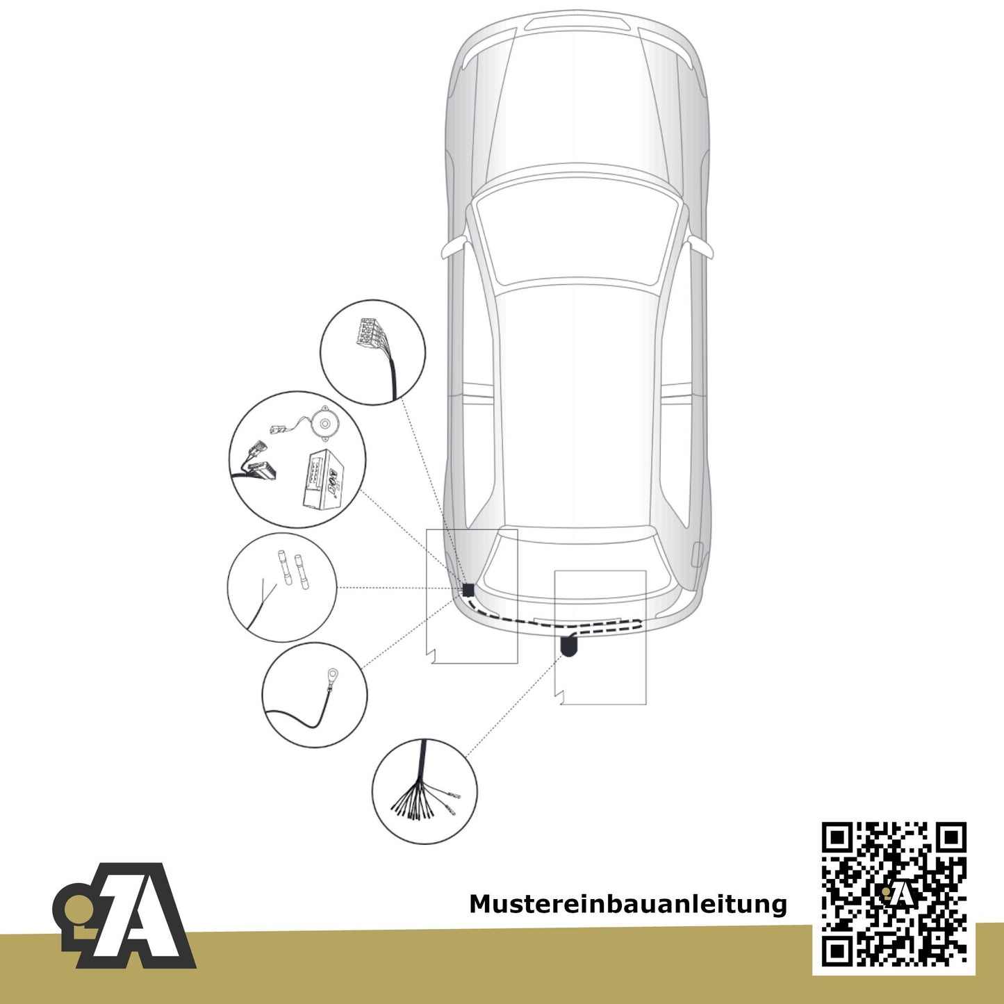 Subaru Forester 5-Türer (SUV) ab 12.2019 SK BRiNK Anhängerkupplung mit JAEGER Elektrosatz