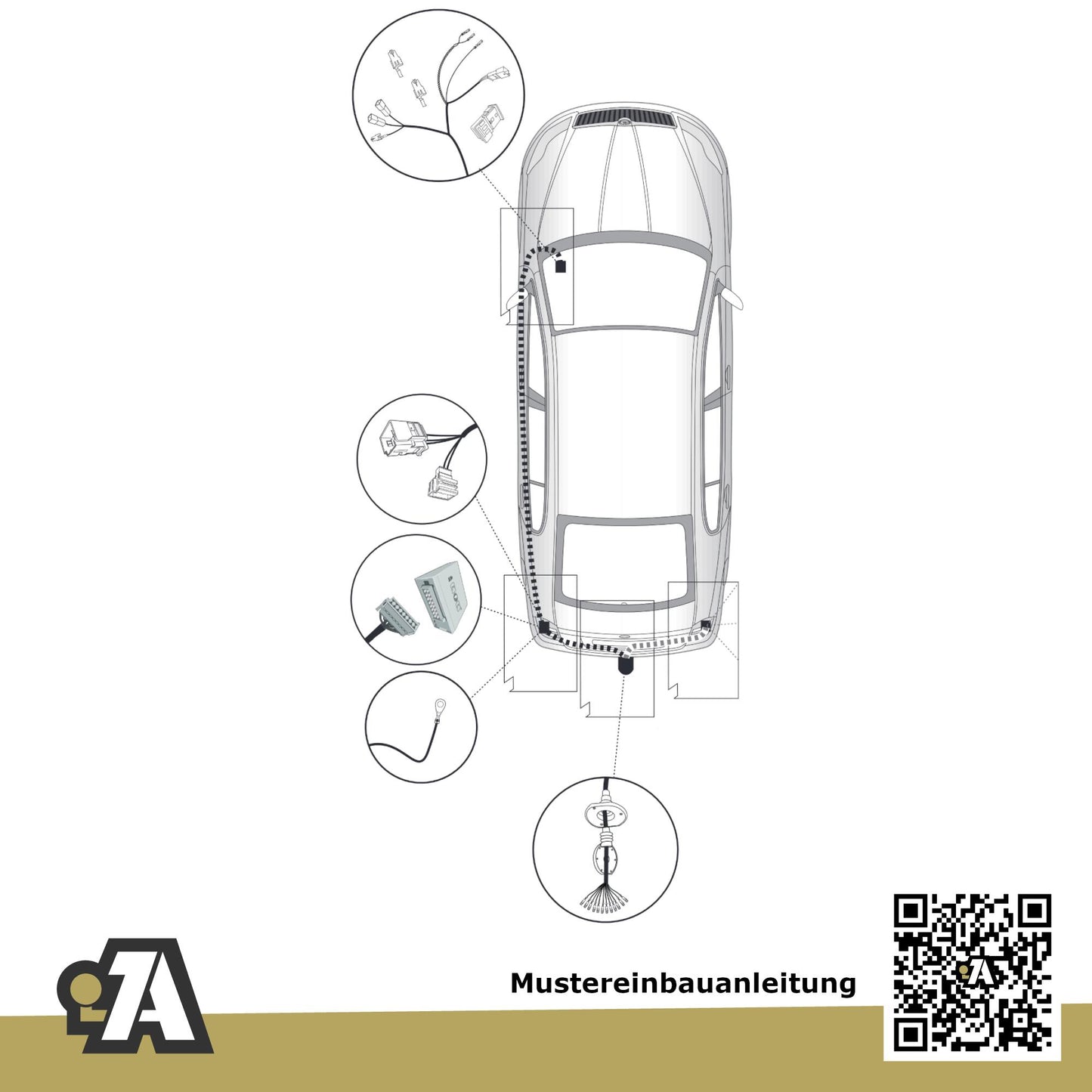 Skoda Fabia Kombi 5-Türer (Kombi) 08.2018-12.2020 NJ5 BRiNK Anhängerkupplung mit JAEGER Elektrosatz